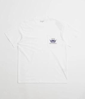 Carhartt Crown Pocket T-Shirt - White Casual Wearable Daily Comfort