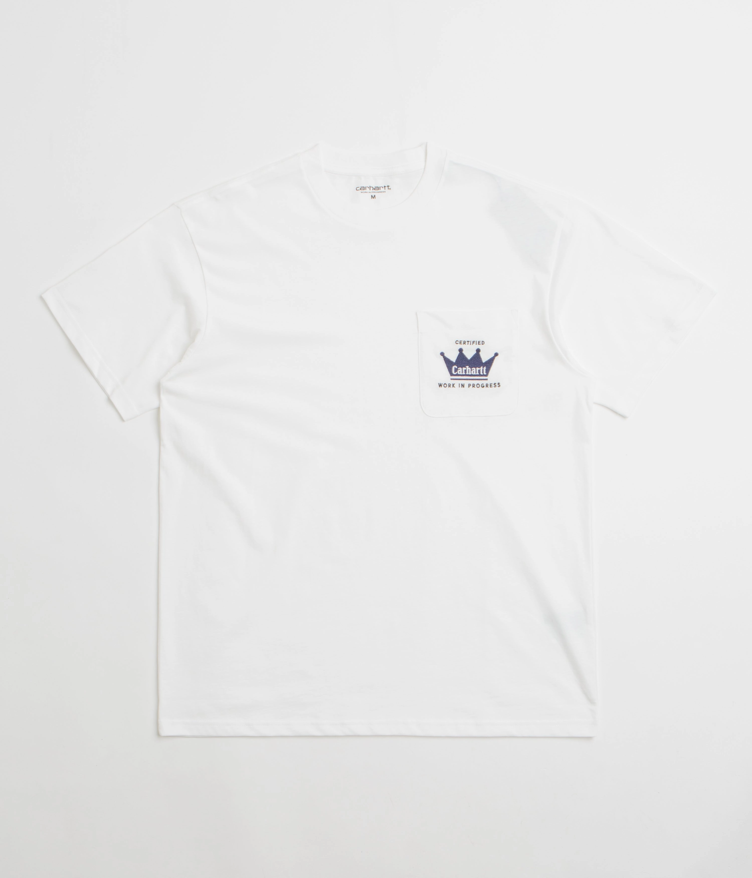 Carhartt Crown Pocket T-Shirt - White Casual Wearable Daily Comfort