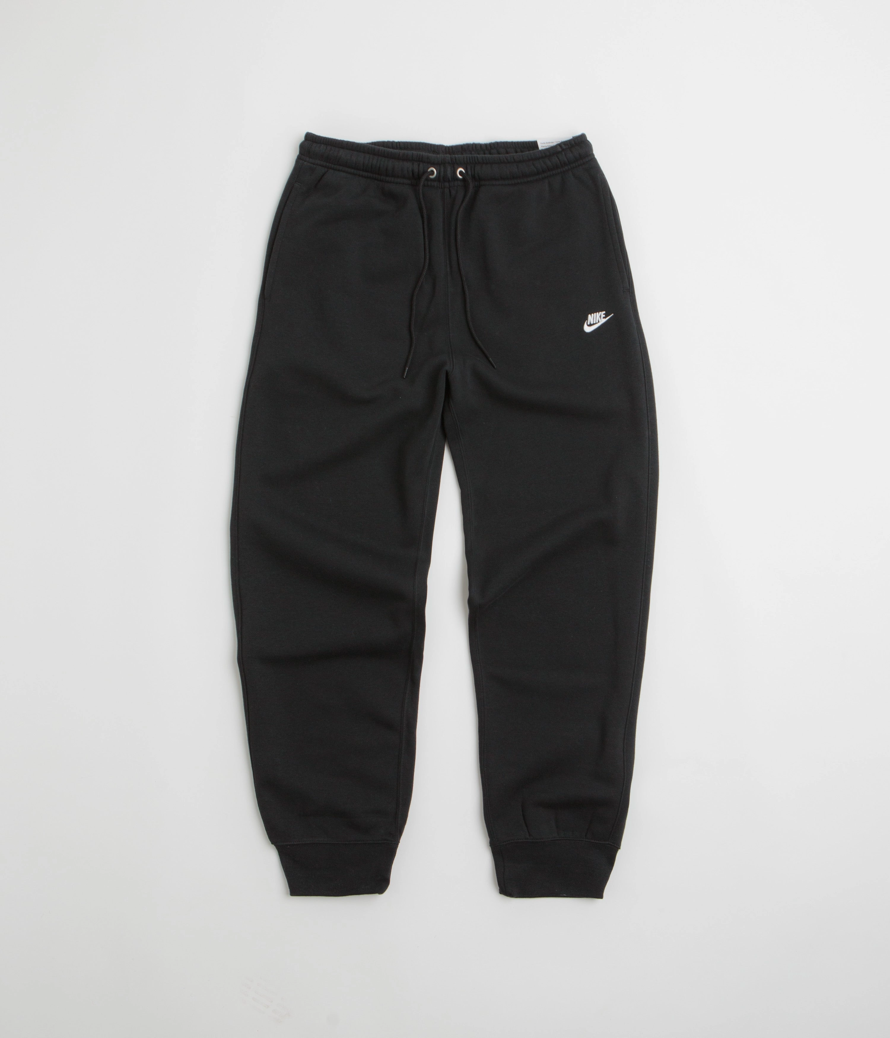 No Ride-Up Casual Comfort Wear Nike Club Joggers - Black / Black / White
