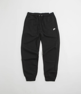 No Ride-Up Casual Comfort Wear Nike Club Joggers - Black / Black / White