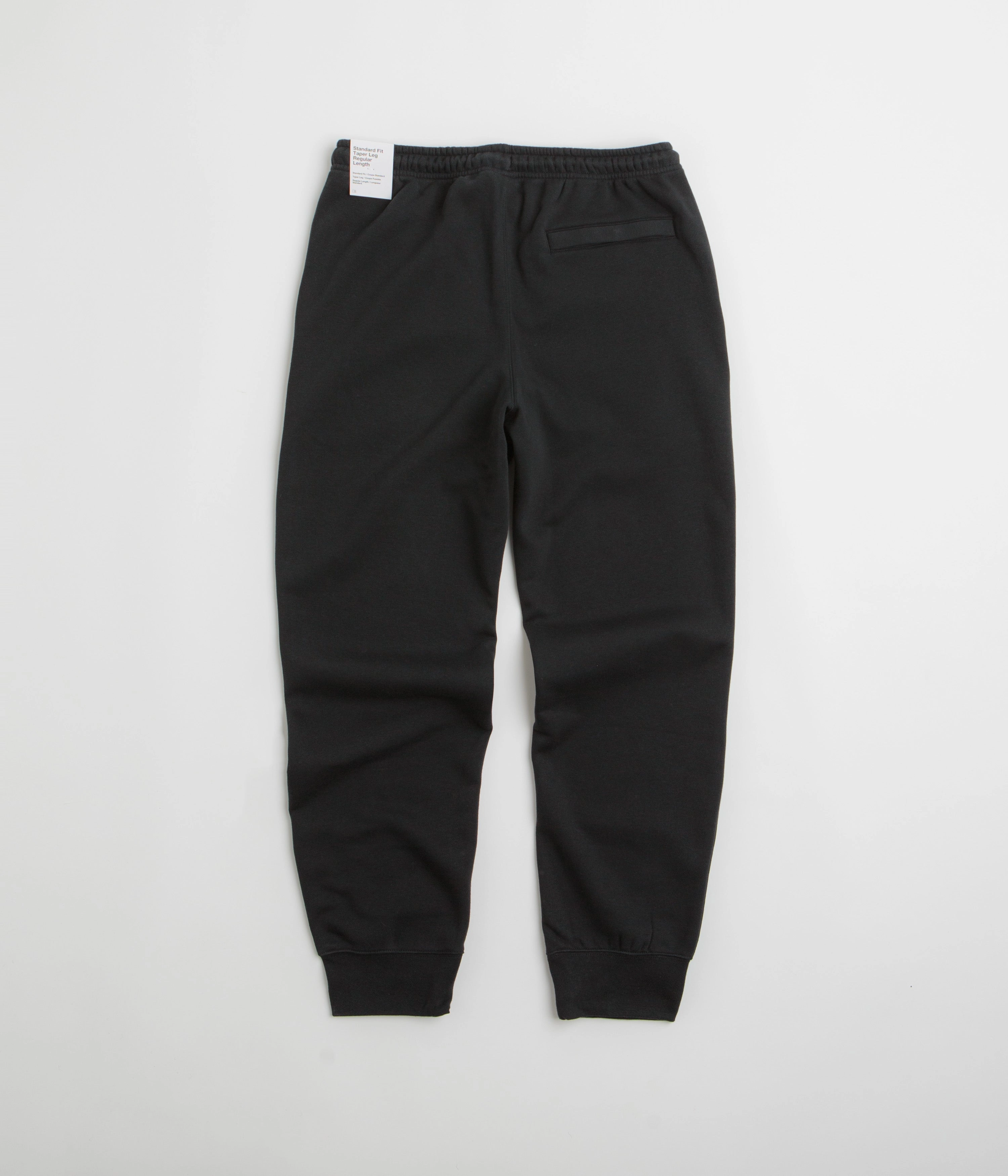 Secure Closures ThermalRegulation Nike Club Joggers - Black / Black / White