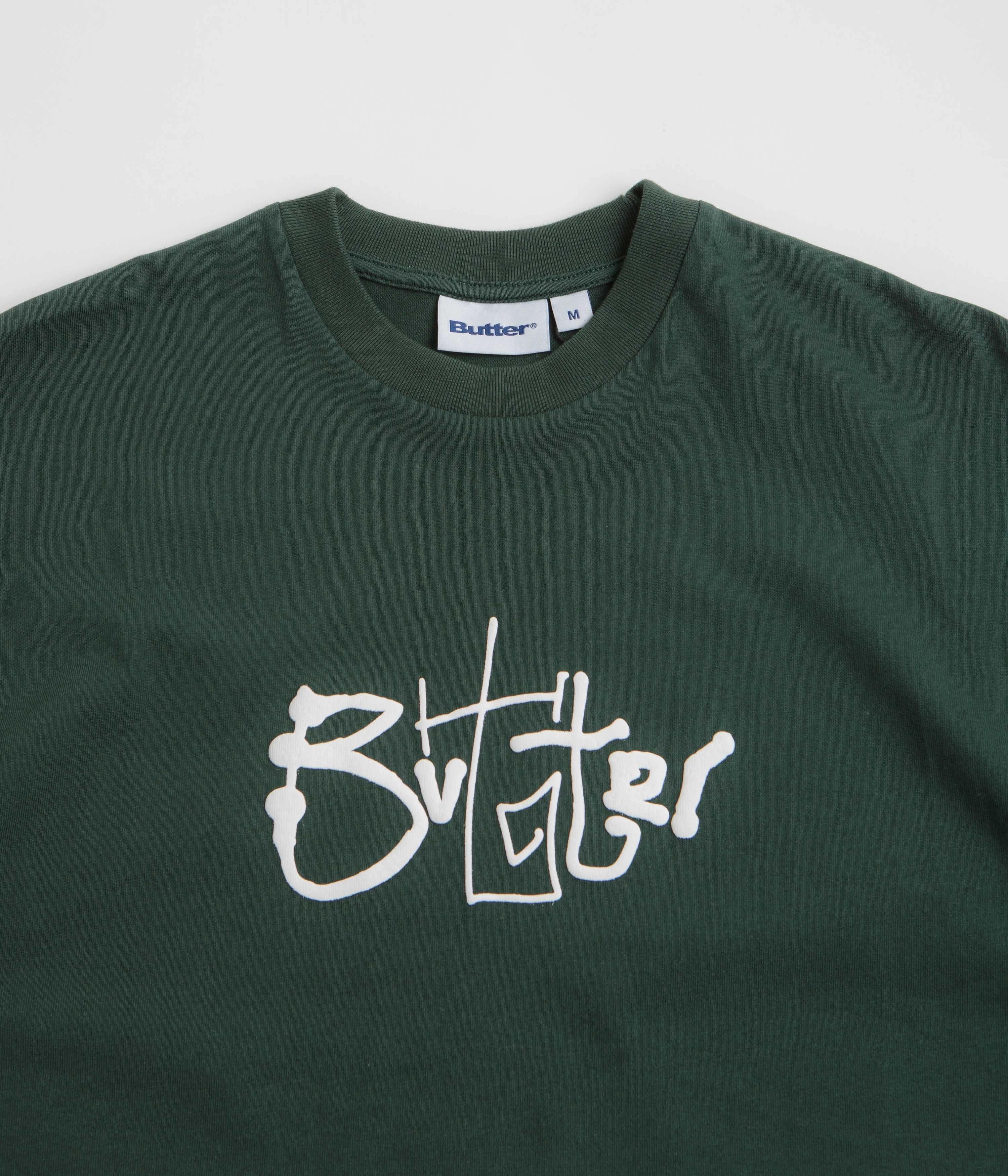 Versatile Apparel City Smart Look Butter Goods Scribble T-Shirt - Dark Forest