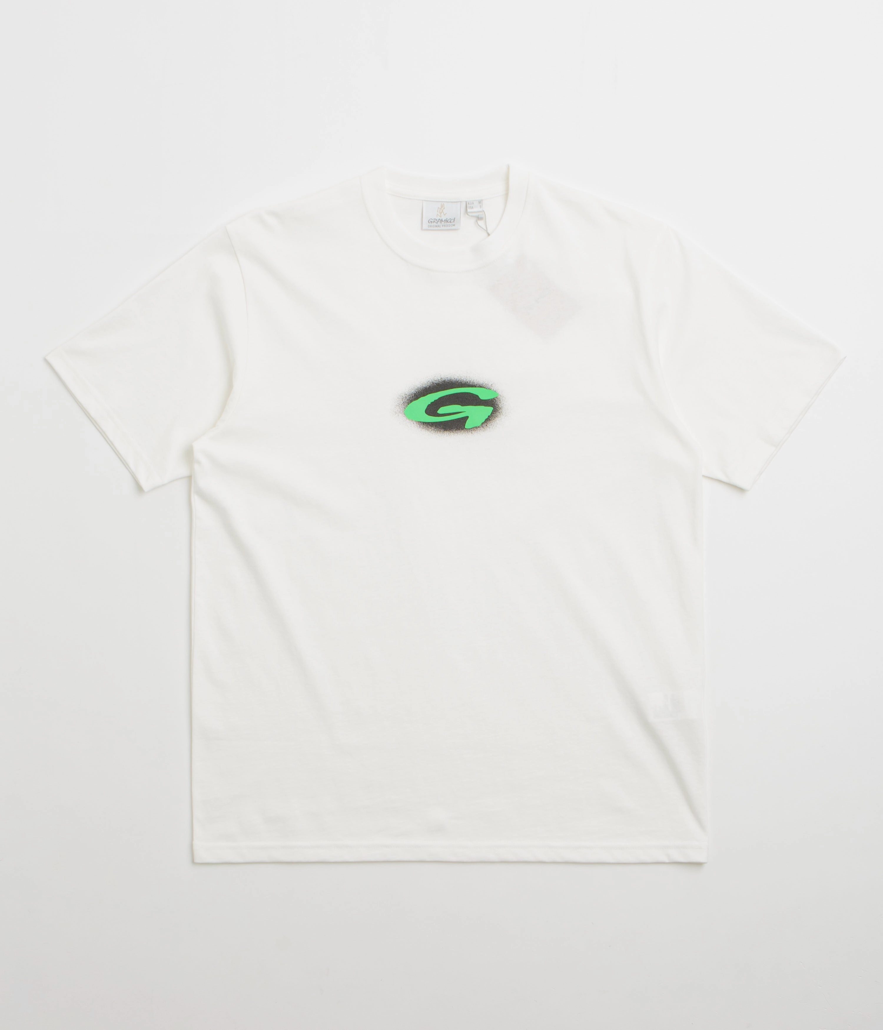 Everyday Layering Gramicci G-Blur T-Shirt - White / Green