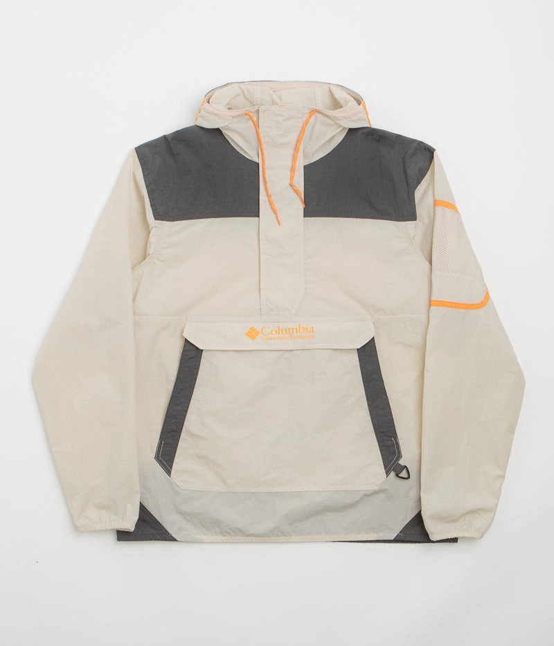 Columbia Challenger Windbreaker Anorak - Dark Stone / Shark Odor Control Fibers