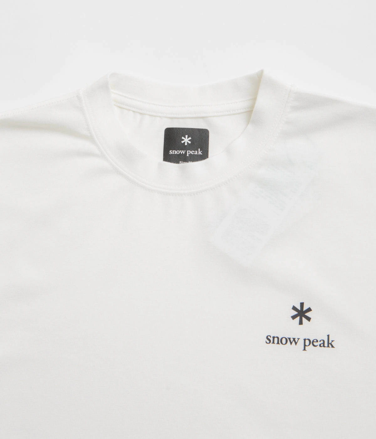 Sporty and Stylish Retro Snow Peak NSD Logo T-Shirt - Off White