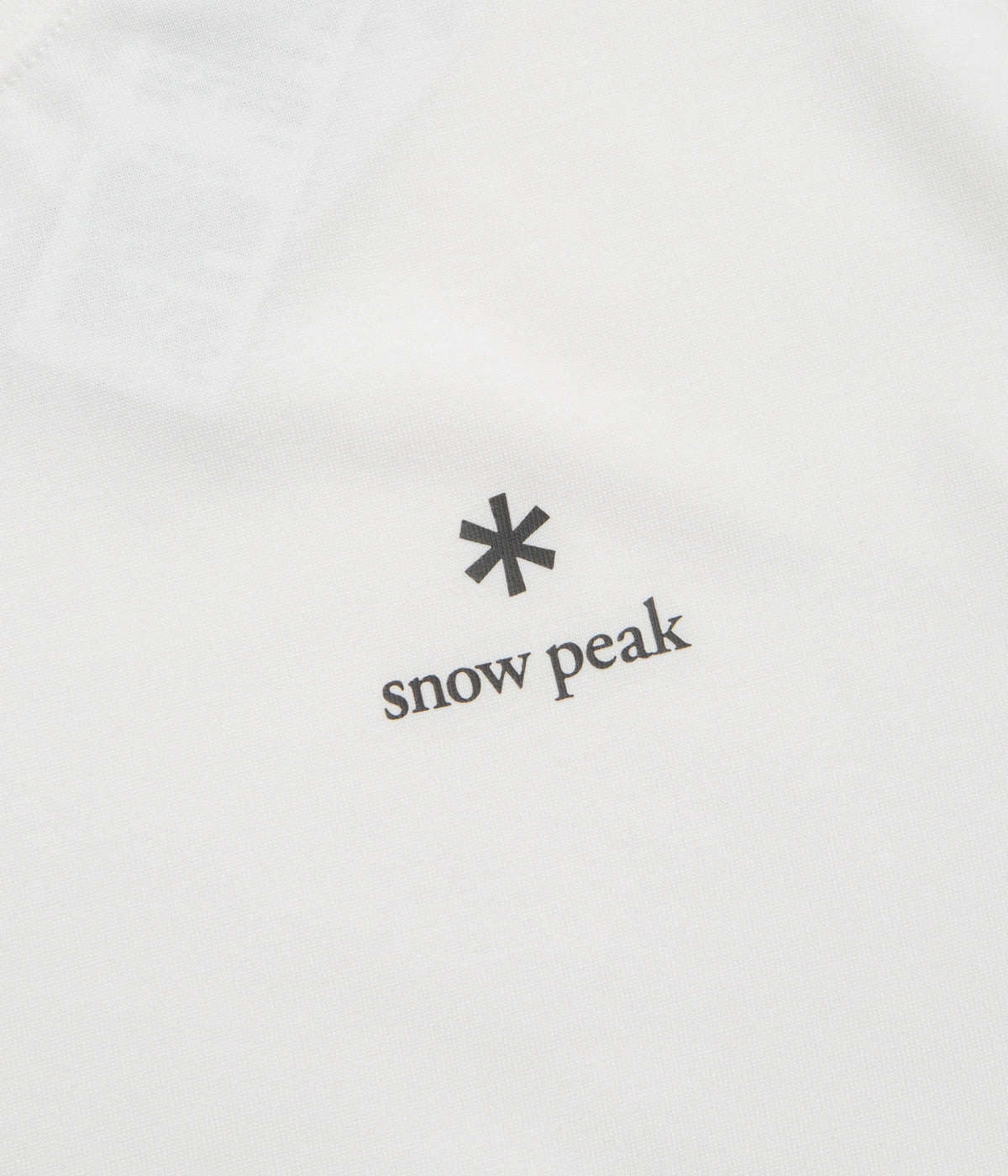 Comfort Style Sports Outfit Snow Peak NSD Logo T-Shirt - Off White