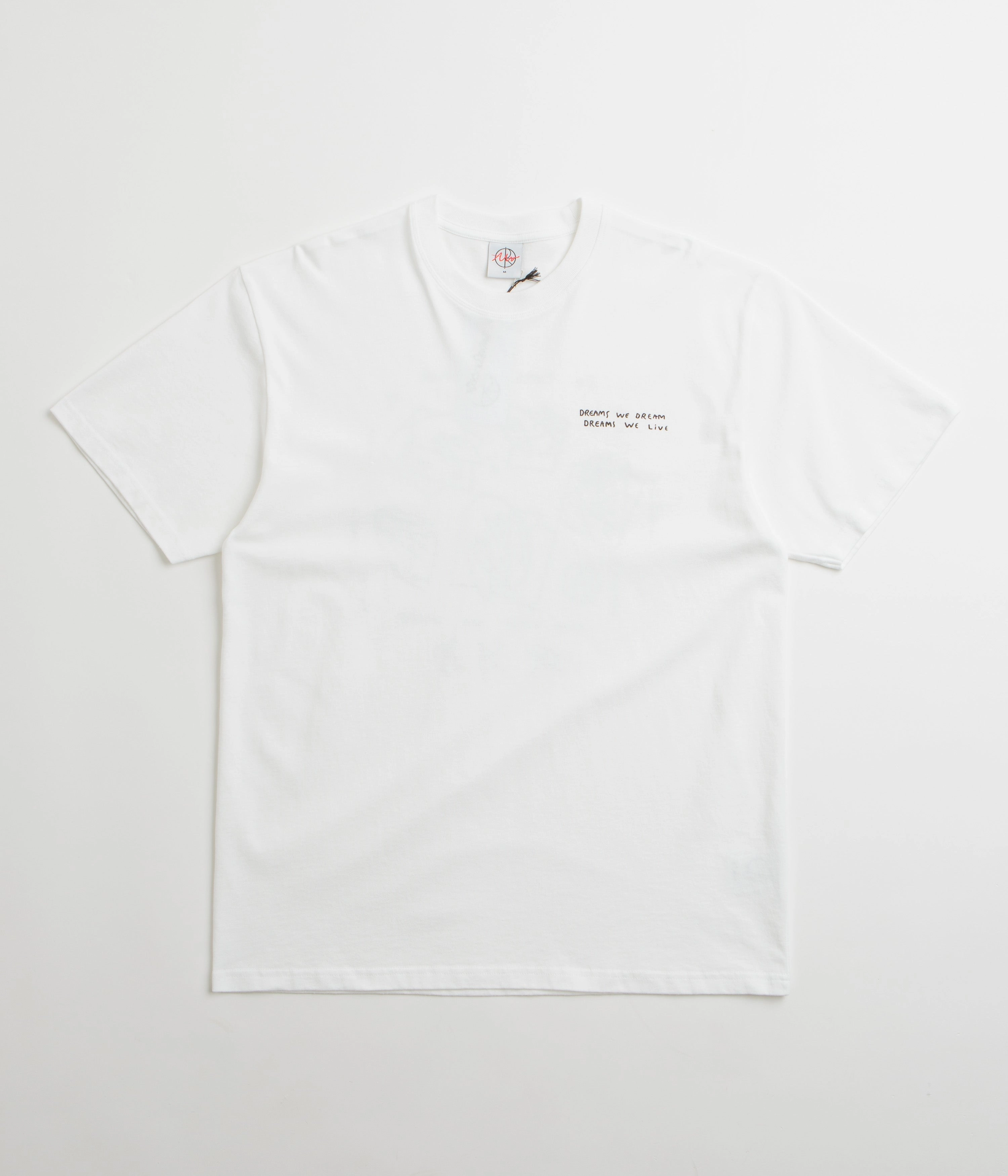 Long Sleeve Chic Style Trend Polar Dreams We Dream T-Shirt - White