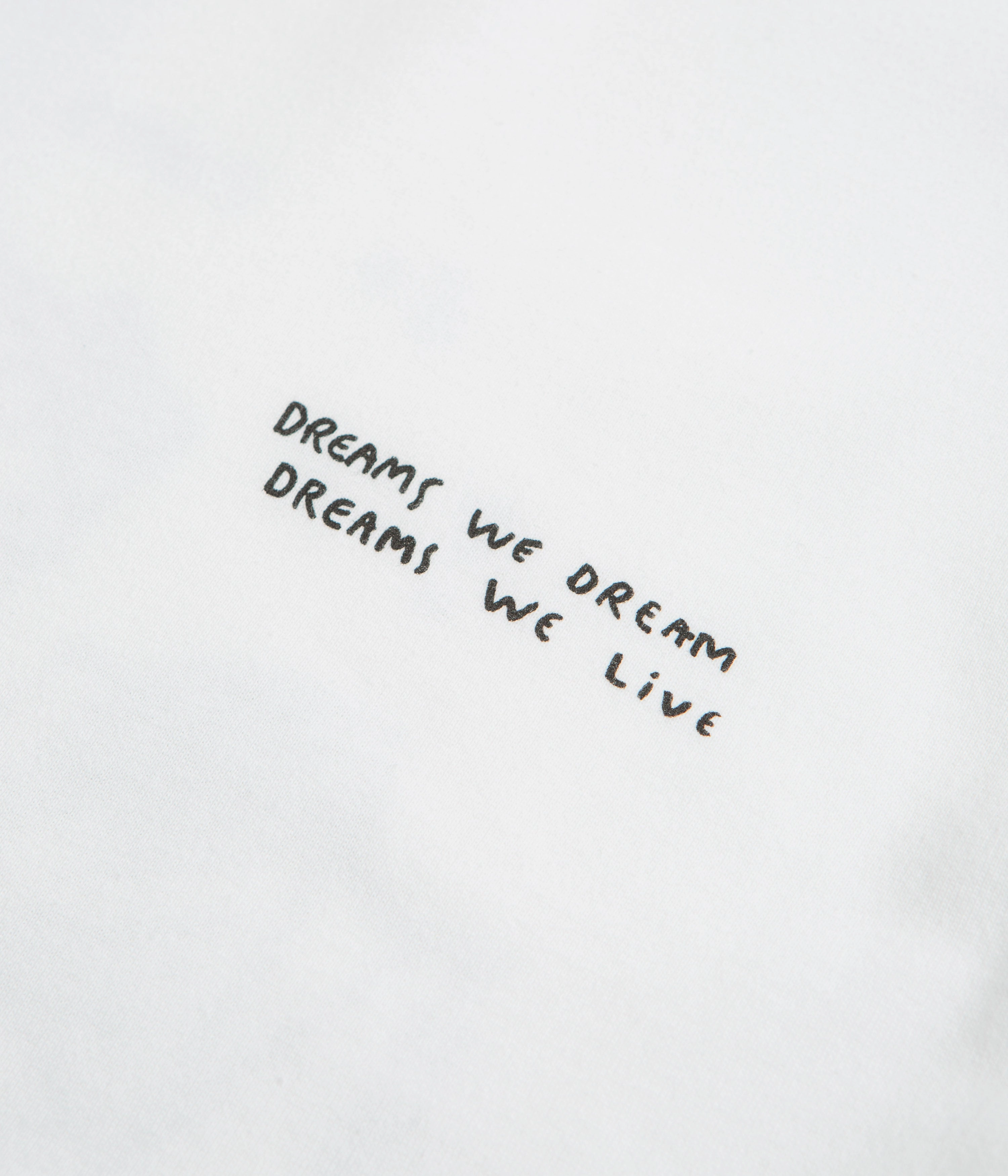 Stylish Details Polar Dreams We Dream T-Shirt - White