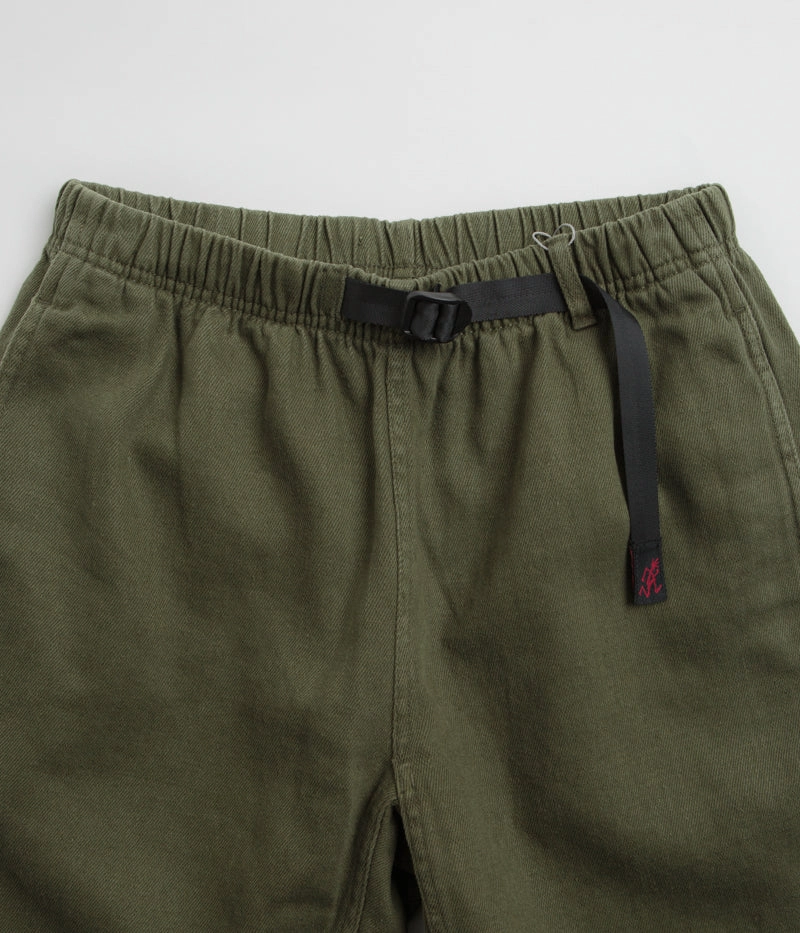 Gramicci Hemp G-Shorts - Olive Clean Lines Ergonomic Contour Shape