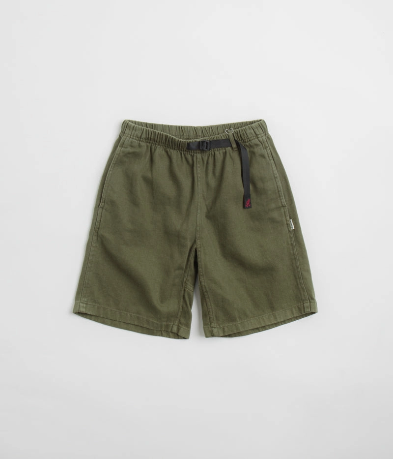 Wrinkle resistant fabric Gramicci Hemp G-Shorts - Olive