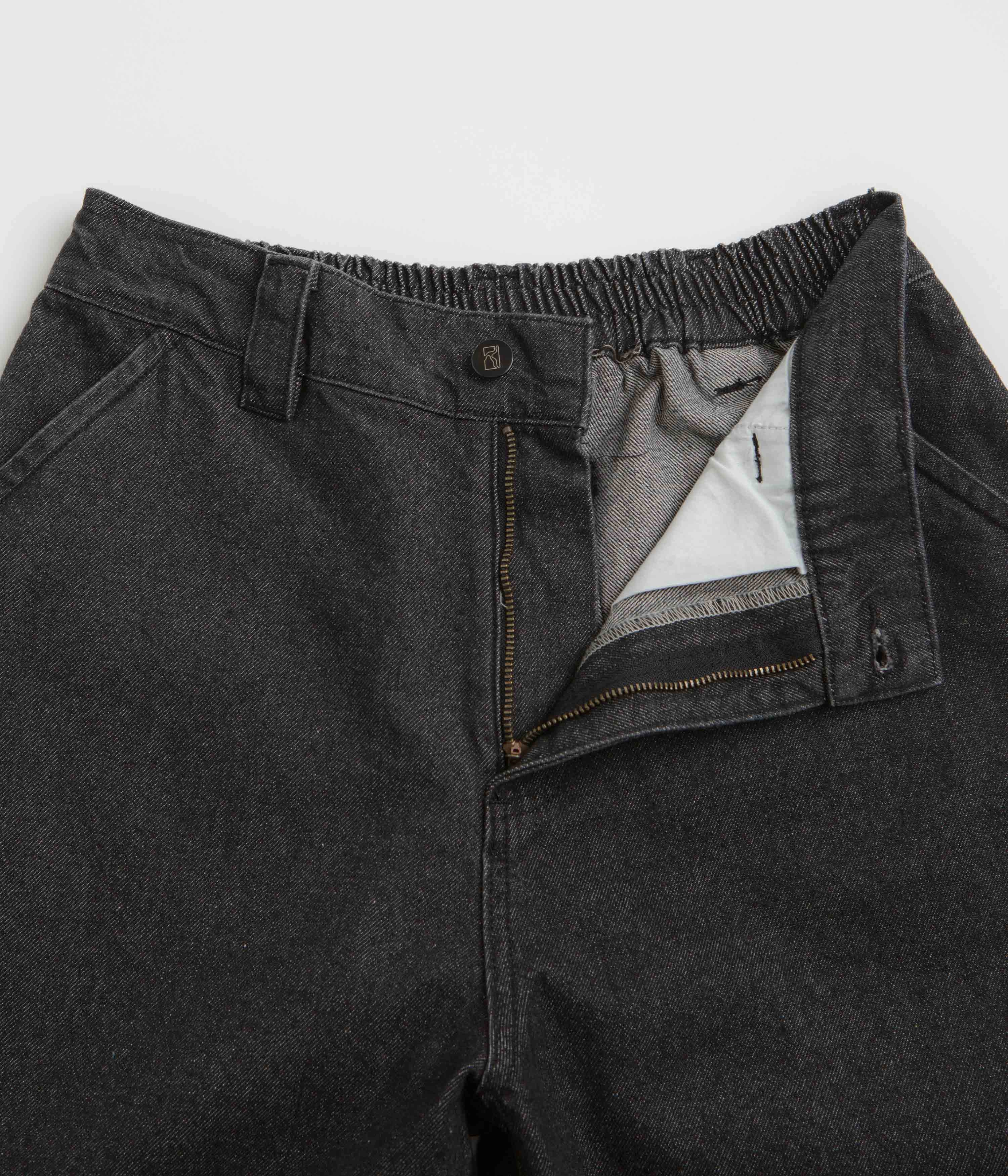 Poetic Collective Poet Denim Pants - Black StaticResistantMaterial All Day Comfort
