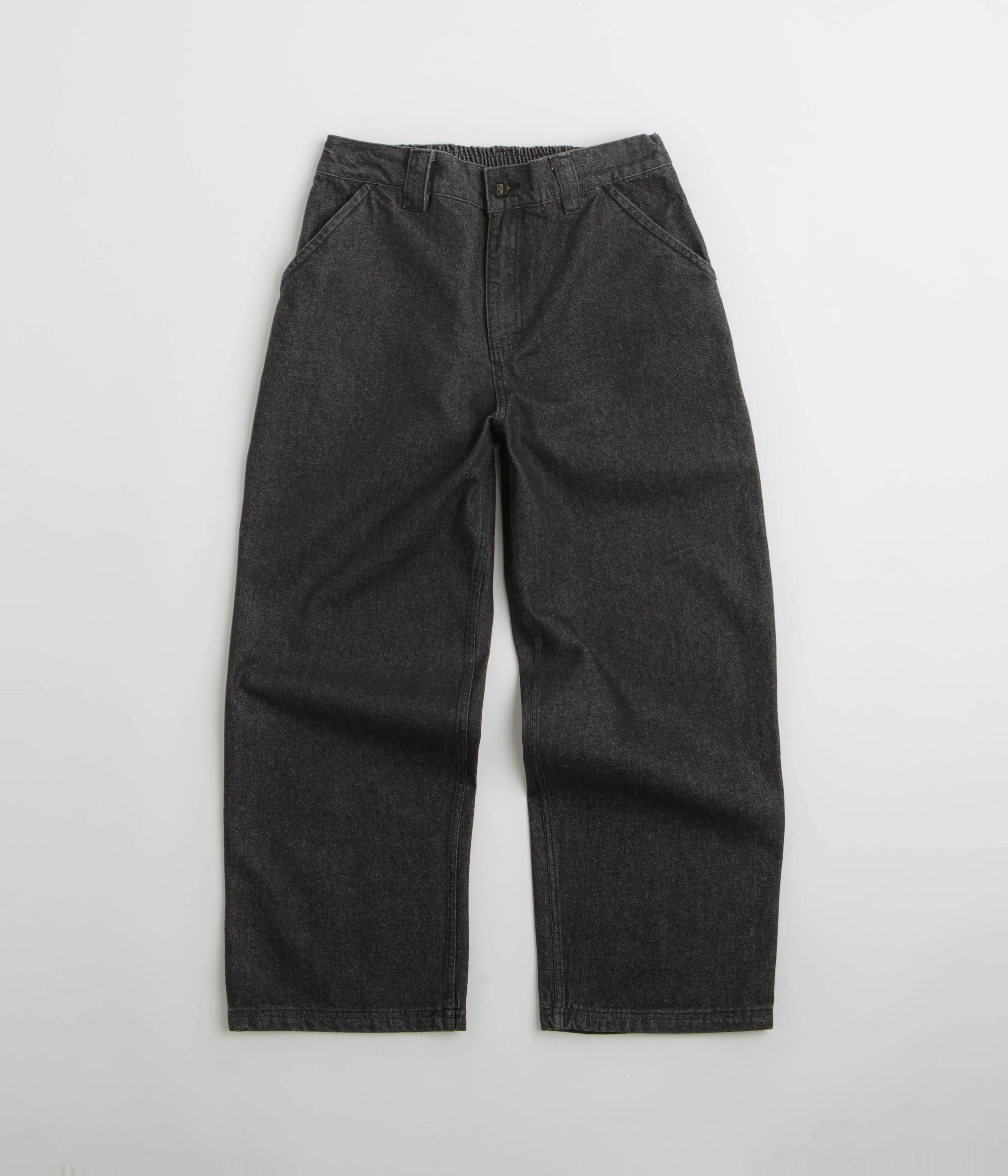 Poetic Collective Poet Denim Pants - Black Fashion Forward Flexible Waistband