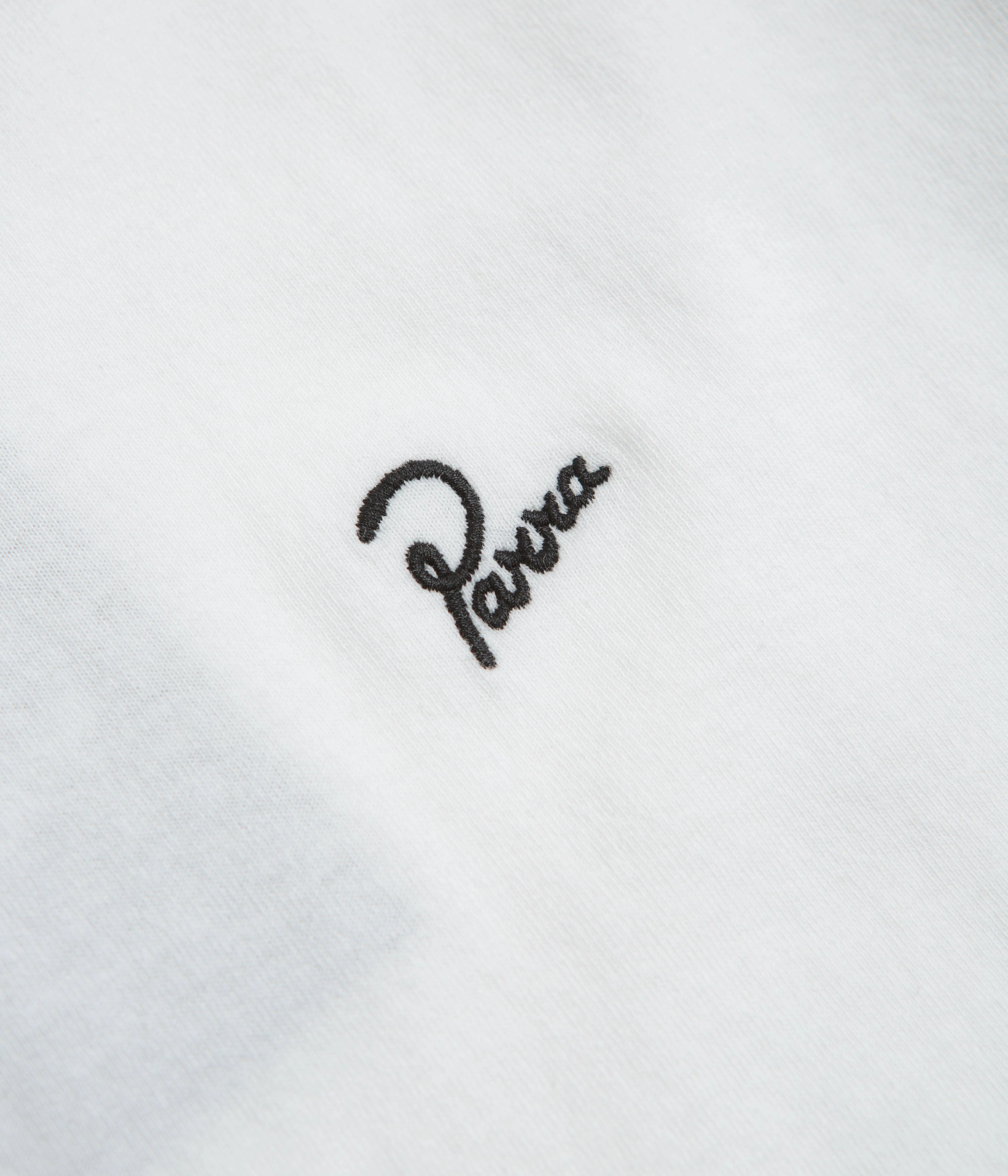 by Parra Signature T-Shirt - White Durable Collar Construction OdorResistant Fabric