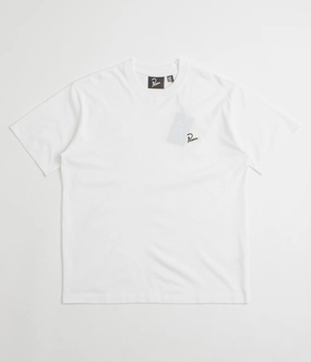 by Parra Signature T-Shirt - White Sweat Absorbent Fashion Fit