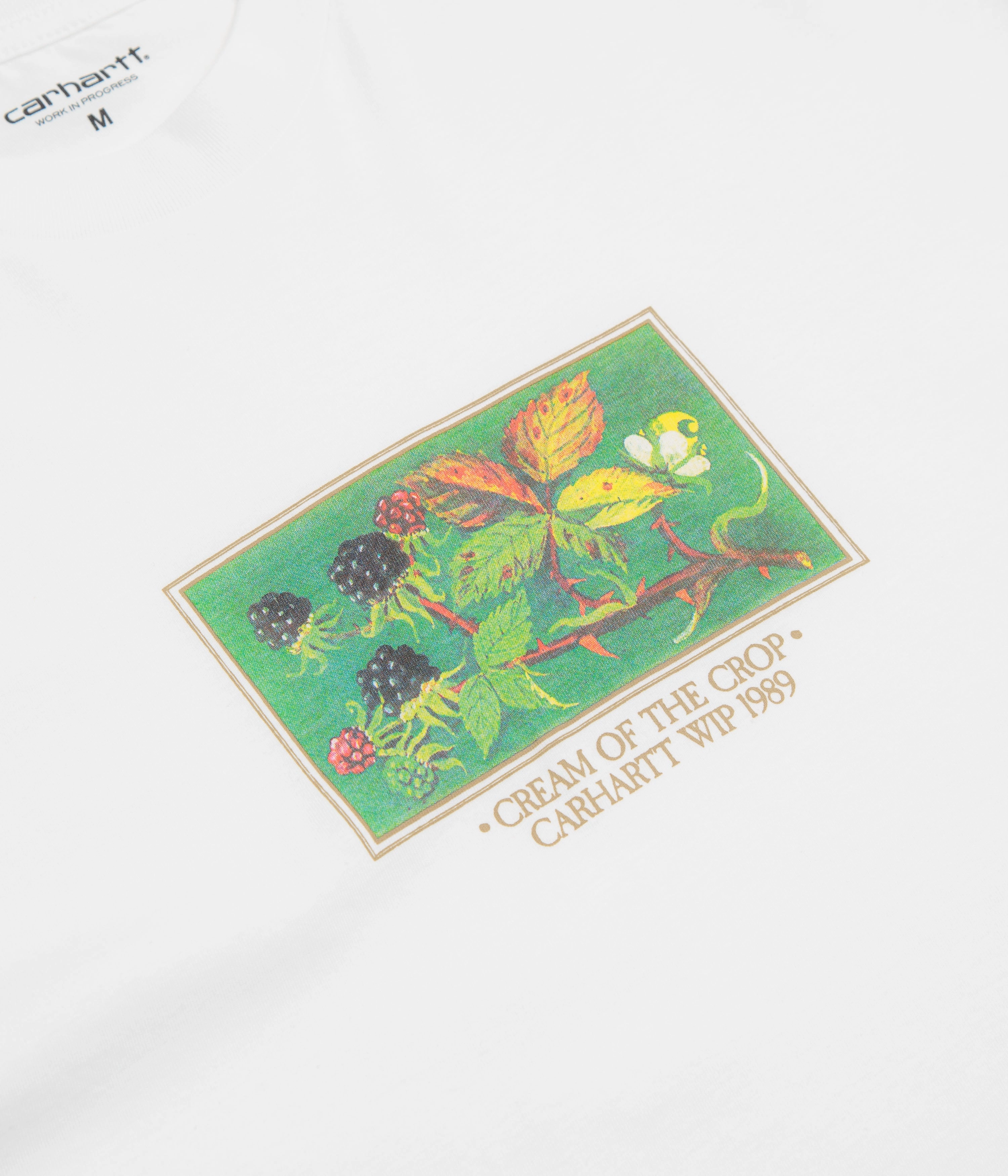 Carhartt Cream Of The Crop T-Shirt - White regular but not boring Animal Print