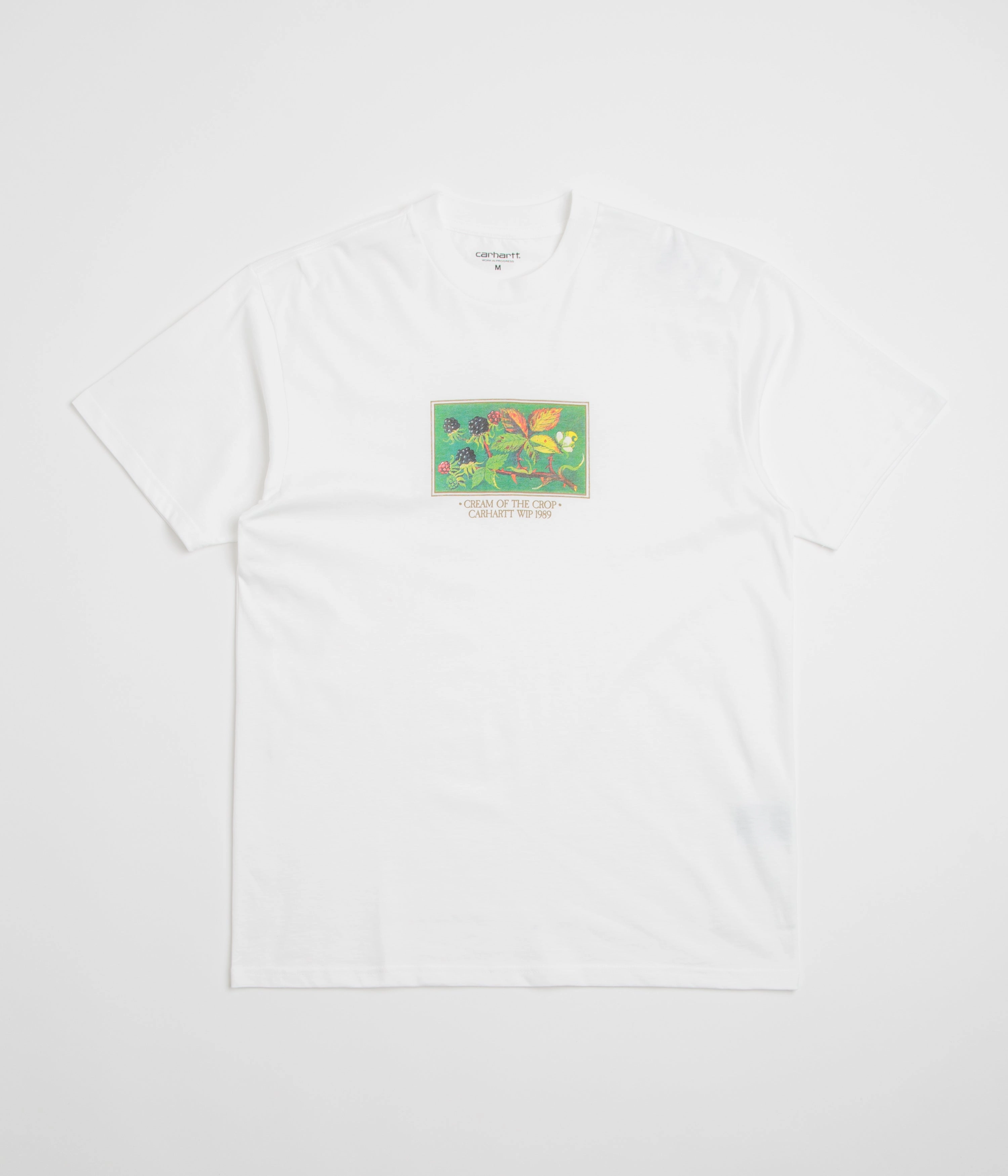 Breathable Essentials Slim Silhouette Carhartt Cream Of The Crop T-Shirt - White