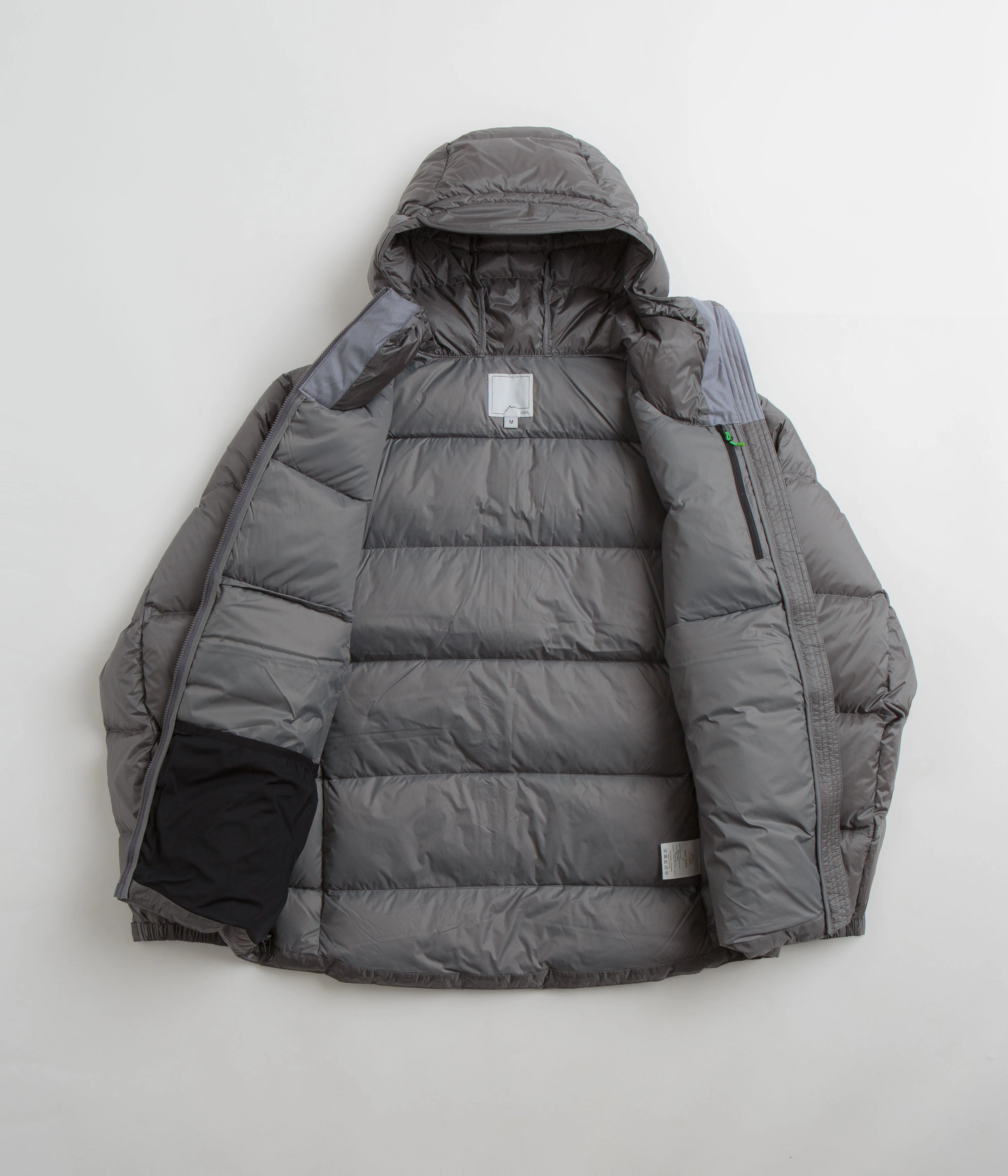 Cayl Down Jacket - Grey Stretch Fit