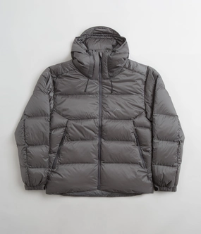 Non Irritating Collar Versatile Layering Cayl Down Jacket - Grey