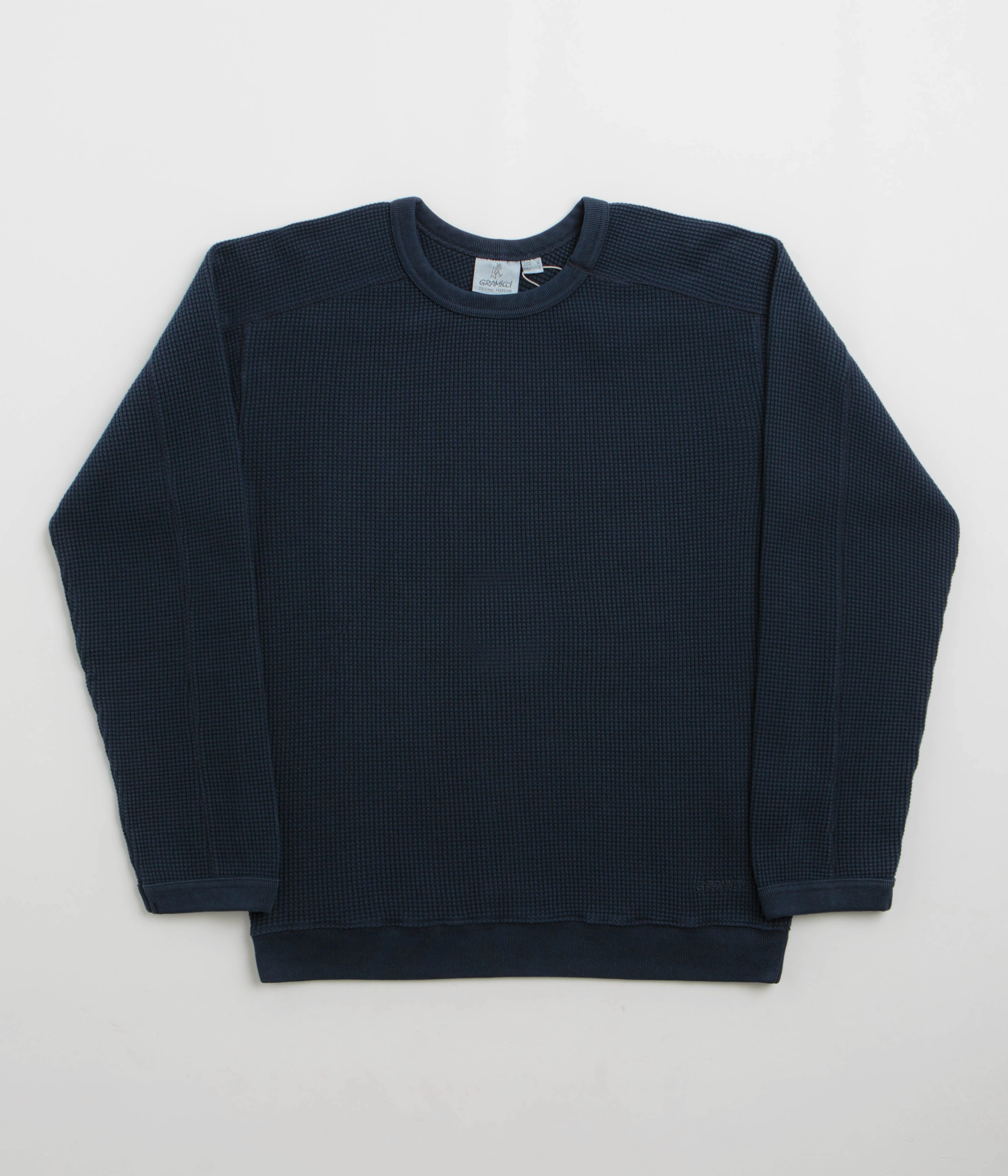 Effortless Warmth Recycled Material Crafting Gramicci Waffle Crewneck Sweatshirt - Twilight