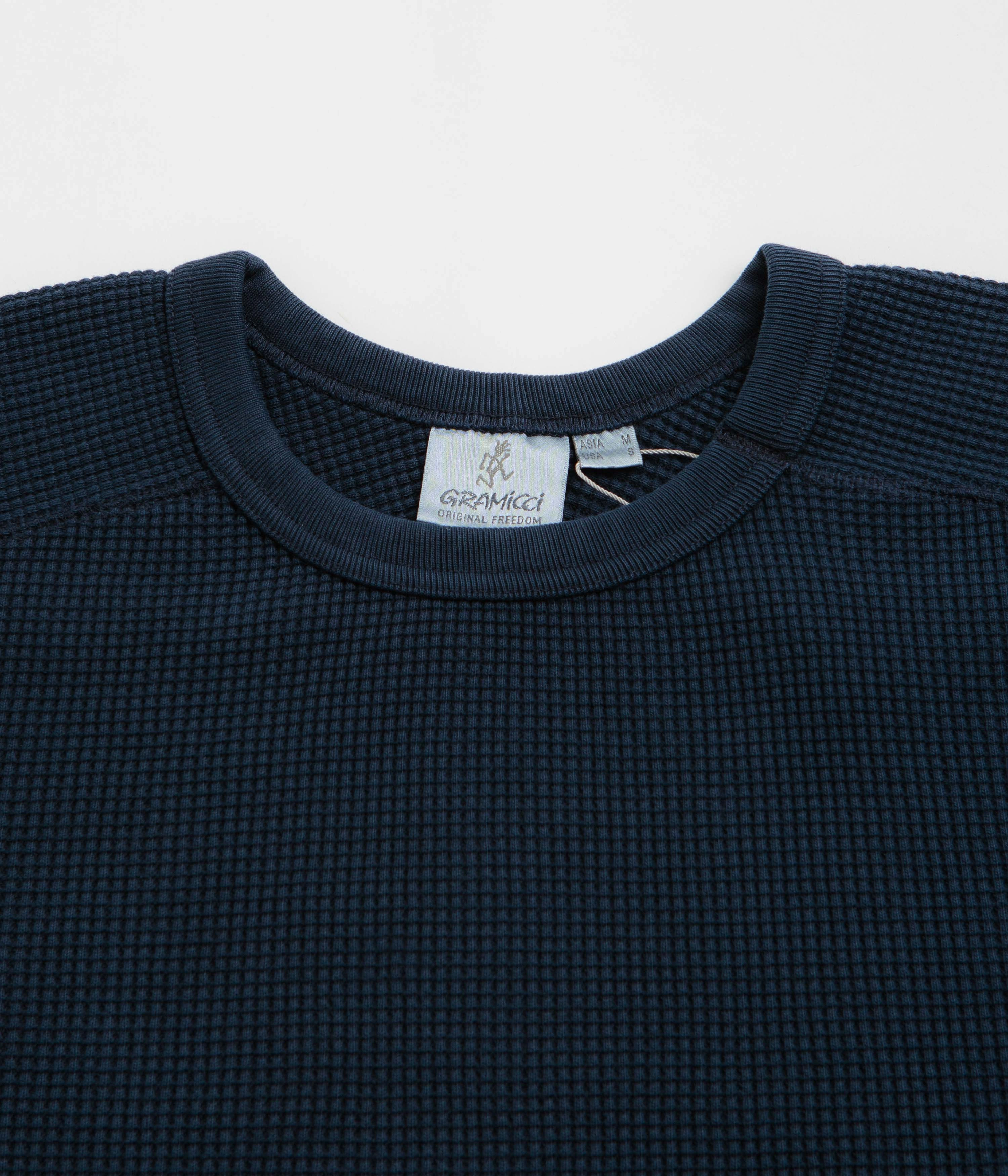 Gramicci Waffle Crewneck Sweatshirt - Twilight Knit Fabric