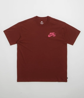 Essential Fashion Nike SB Logo T-Shirt - Dark Team Red