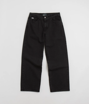 Rassvet Baggy Jeans - Black smooth zipper Travel Comfort