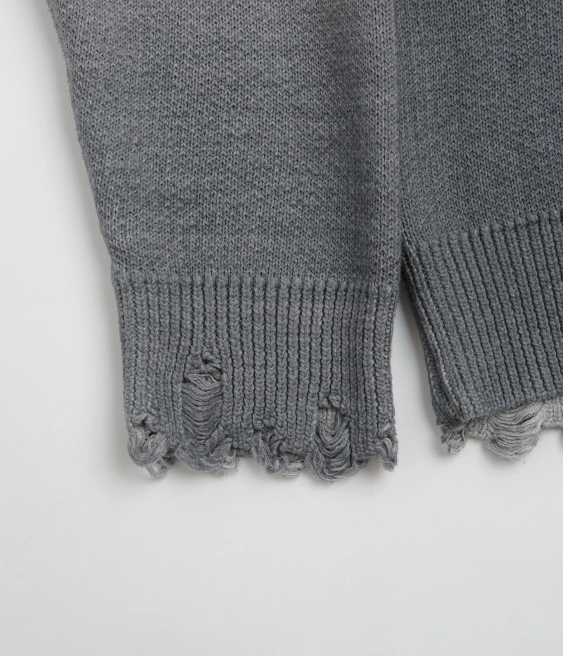 Effortless Comfort Wear Dime Cat Knit Sweatshirt - Storm