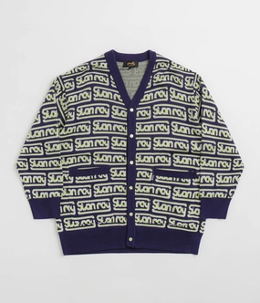 Light Reflective Trim Chic Style Stan Ray Knitted Cardigan - Moto Repeat