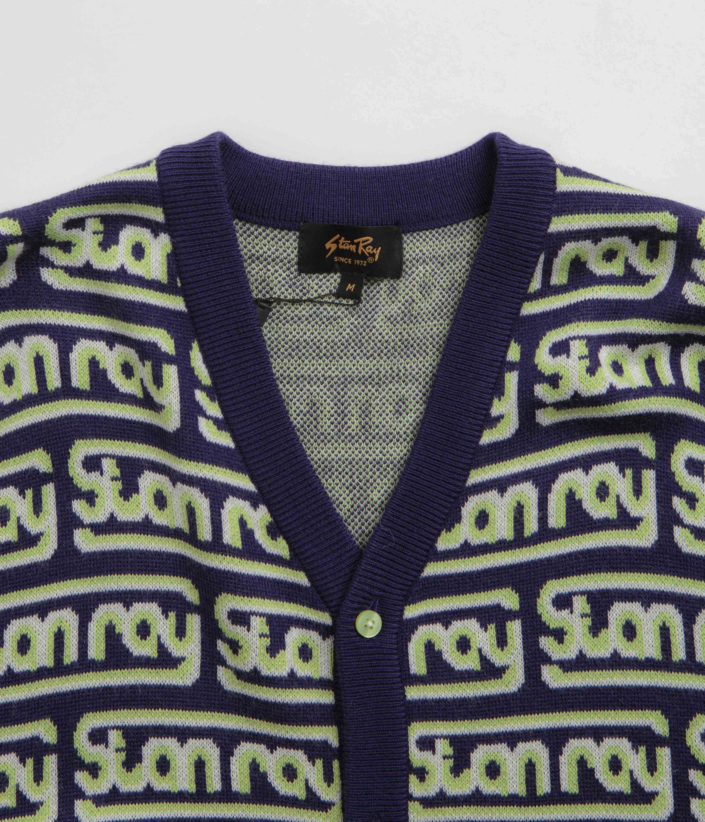 Everyday Comfort Wear Knit Design Stan Ray Knitted Cardigan - Moto Repeat