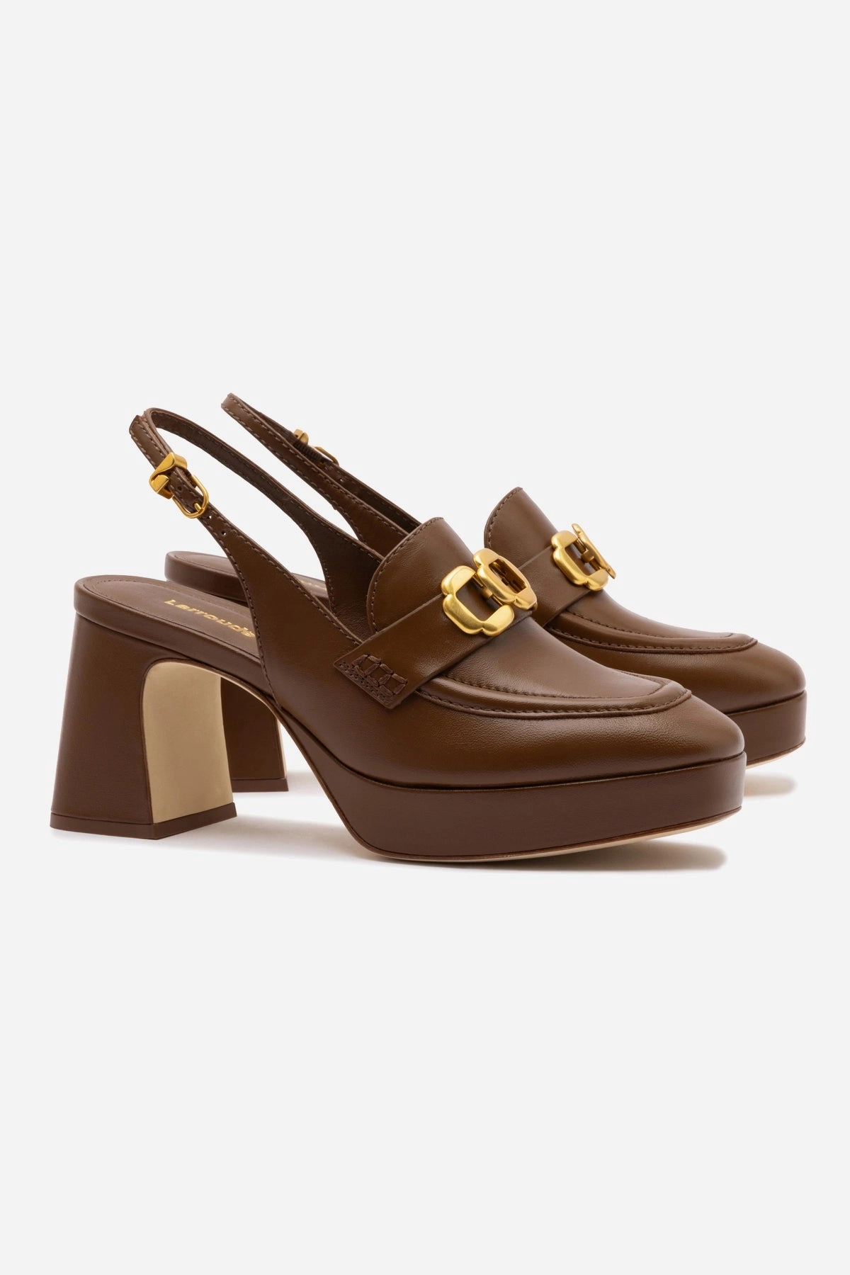 Harrington Loafer Low In Burnt Umber Leather Scandi Clean