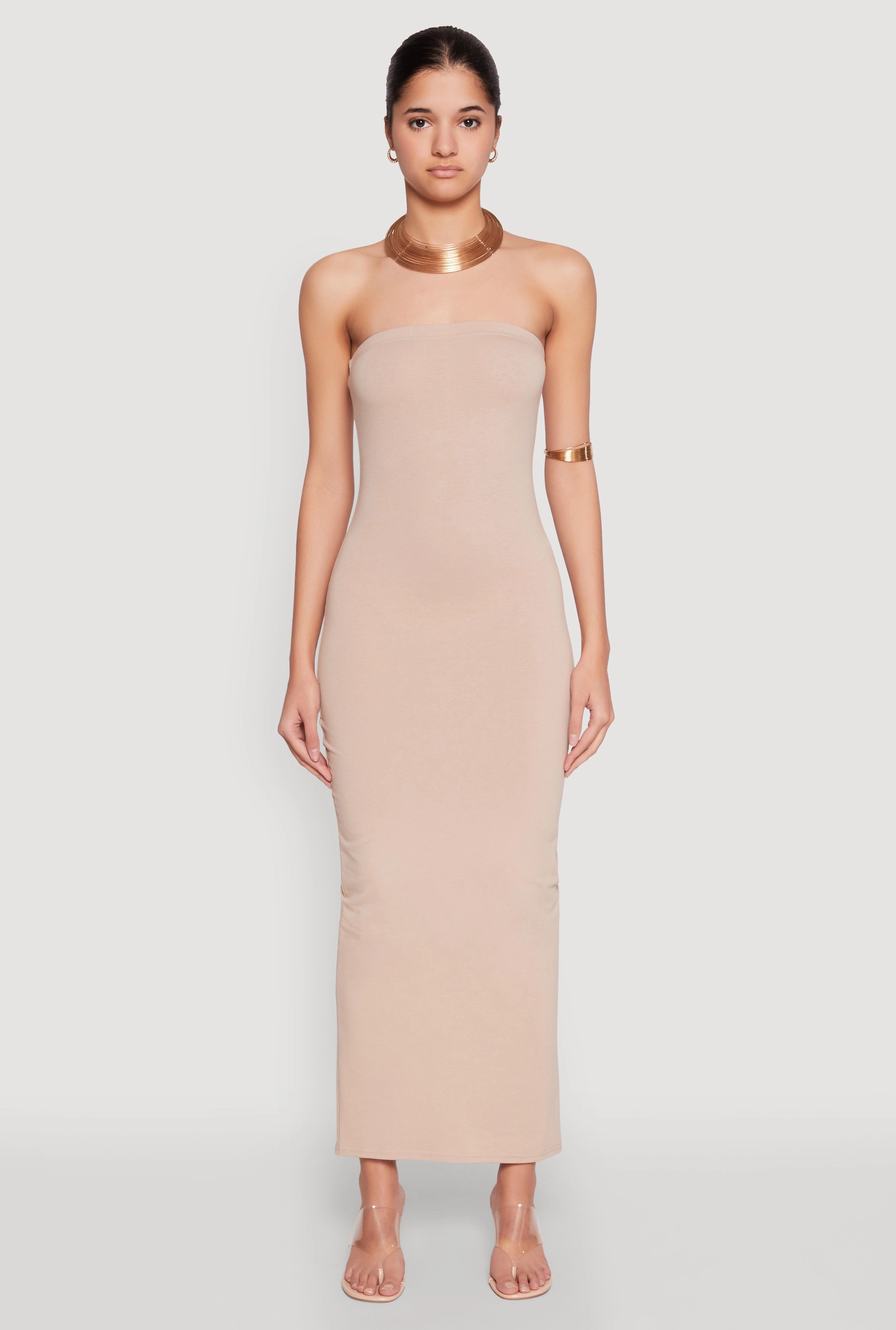 Daisy Maxi Tube Dress Cool Palette Classic Grace