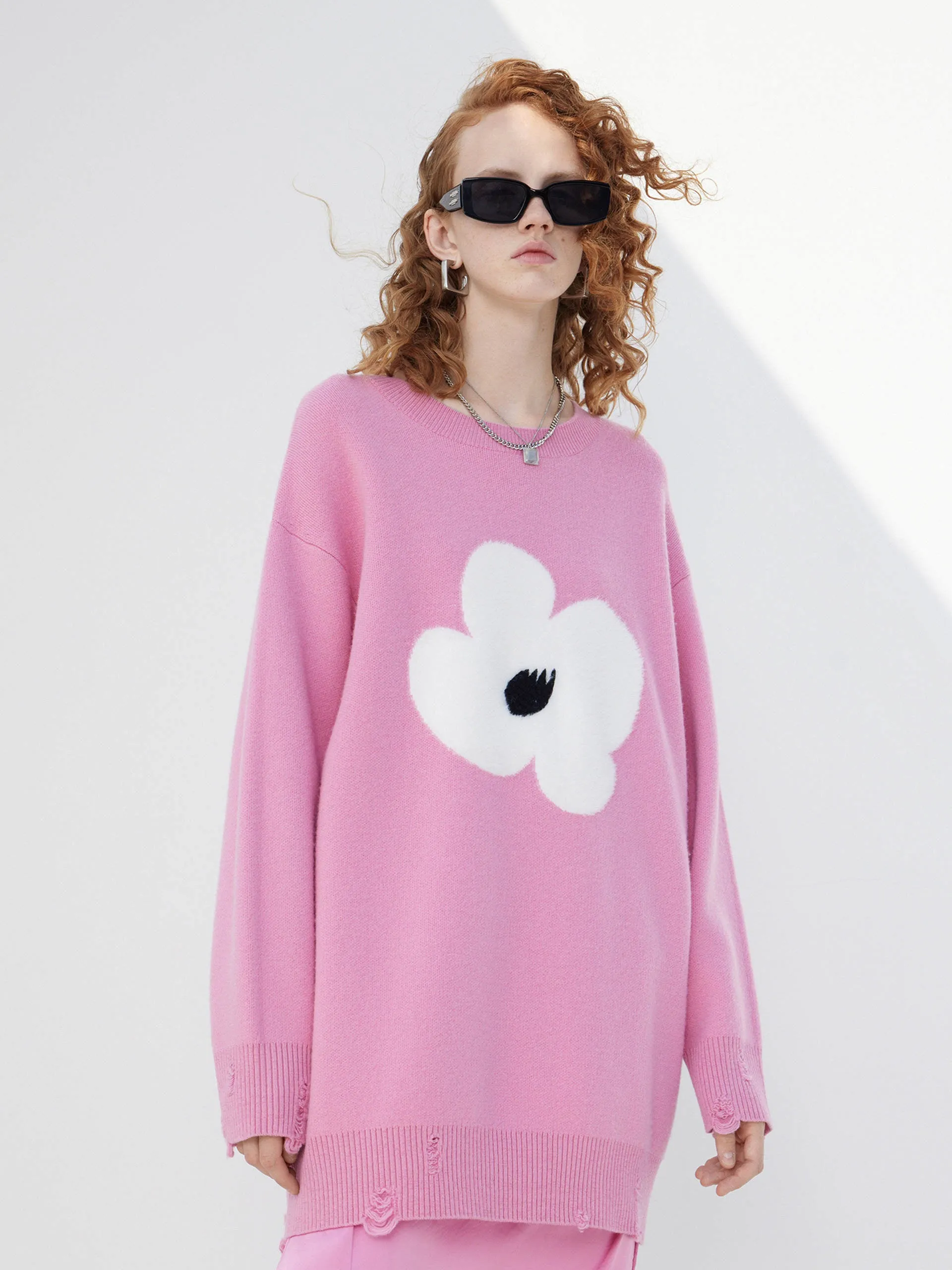 Embroidered Pattern Wool Dress Sophisticated Appeal