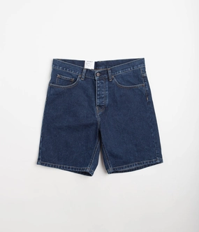 Carhartt Newel Shorts - Blue Stone Washed All Weather Fit formal shorts
