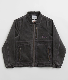 Butter Goods Device Denim Jacket - Washed Grey Lightweight Lining