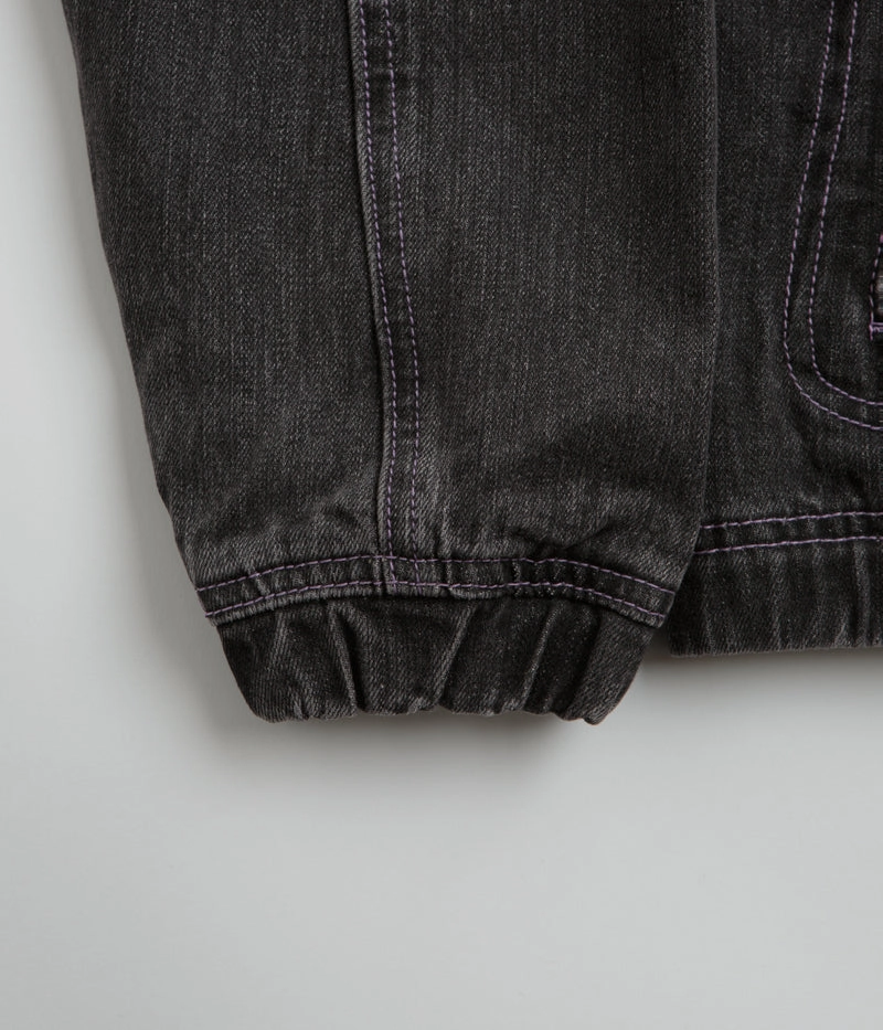 TapedSeamConstruction Butter Goods Device Denim Jacket - Washed Grey