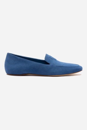 Arch Fit Event Walk Penny Loafer In Blue Stoned Suede