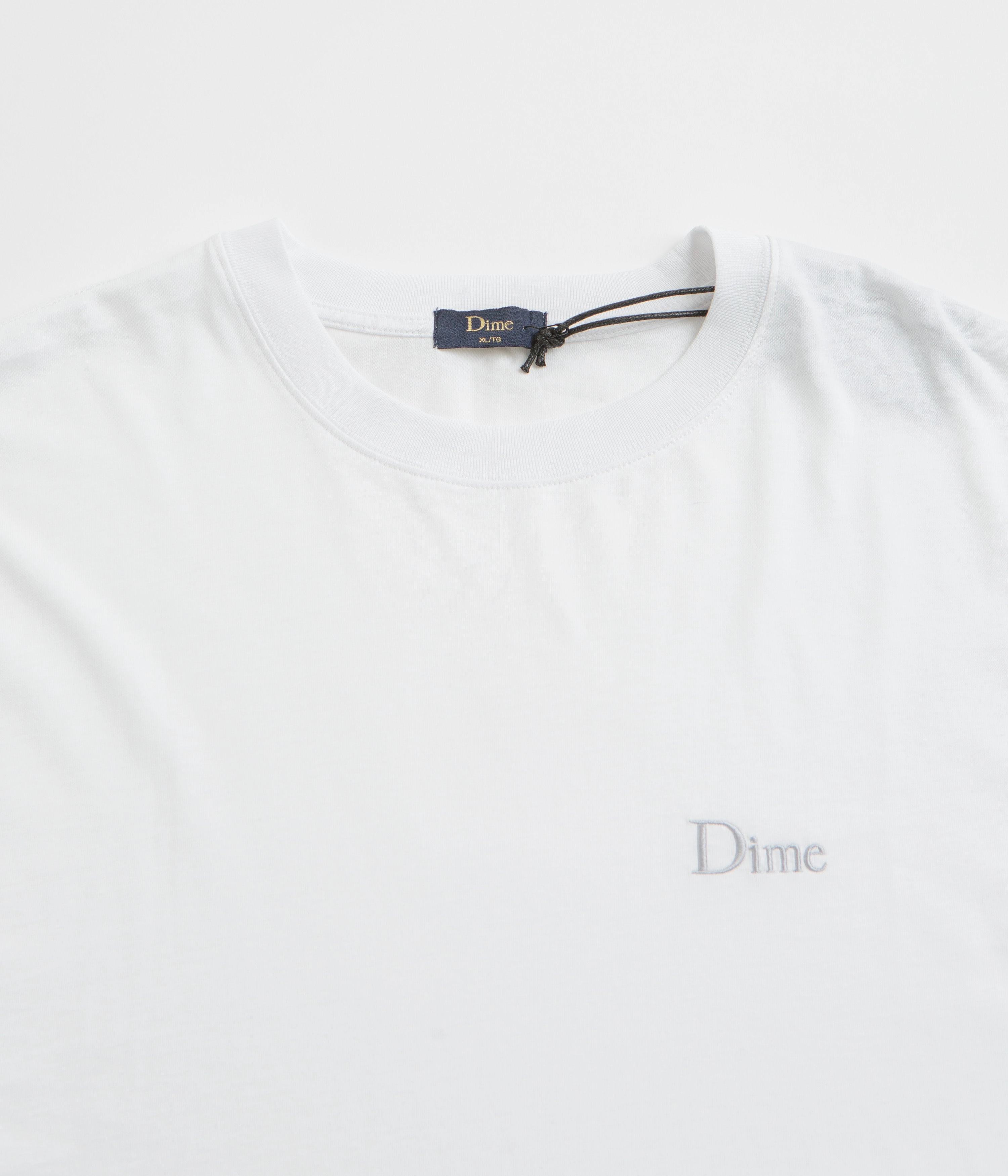 Active Outfit Style Dime Classic Small Logo T-Shirt - White