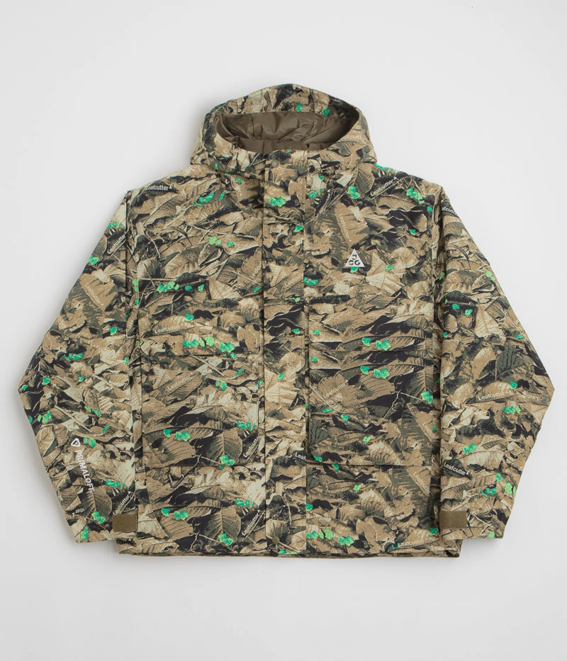 Nike ACG Skull Peak Full Zip Jacket - Parachute Beige / Summit White Effortless Look Taped Edges