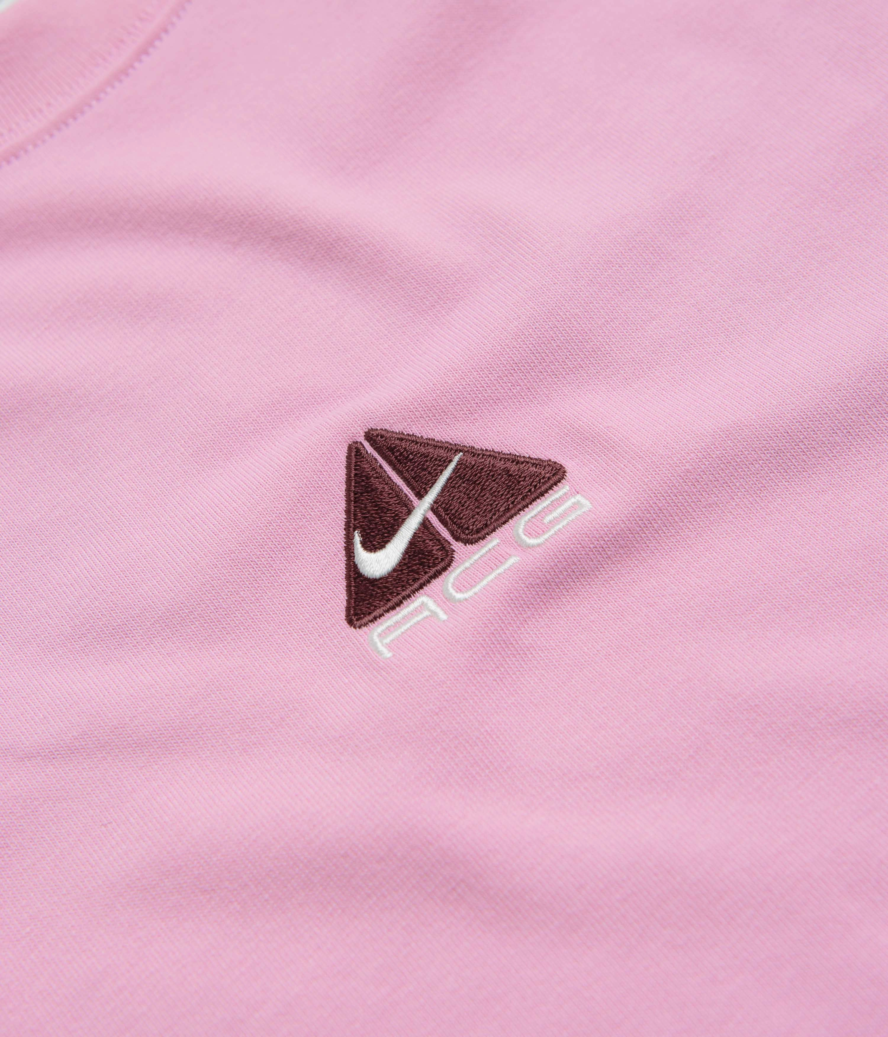 Stretch Knit Nike ACG Lungs T-Shirt - Beyond Pink