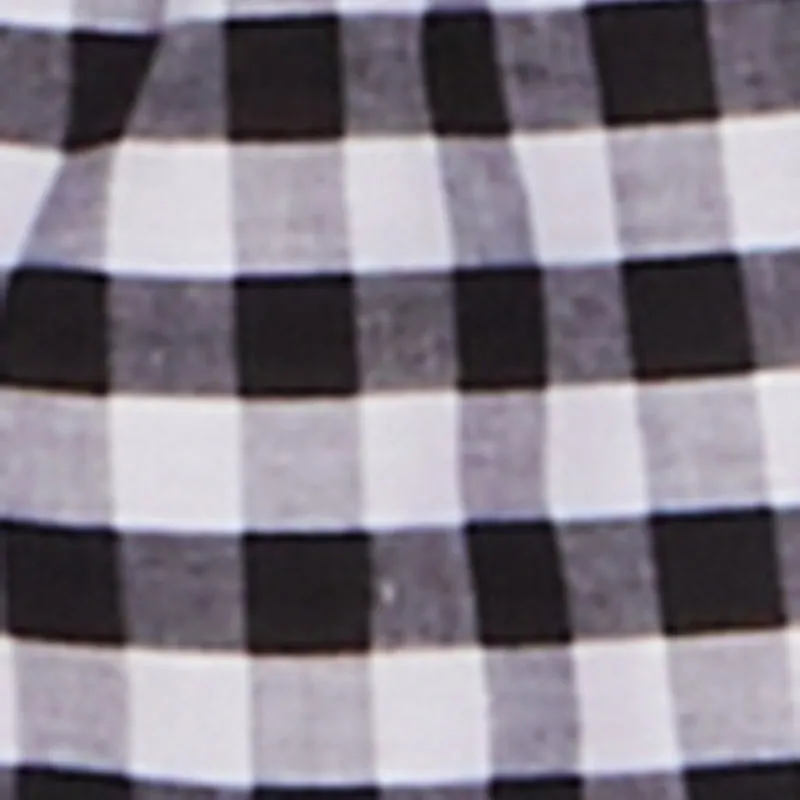 Year Rounder Work Appropriate Haute Monde Gingham Strapless Tiered Skater Dress