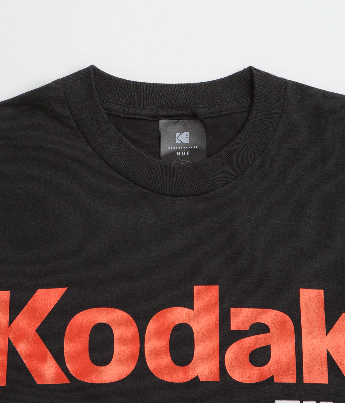 Zero Waste Production Non Toxic Printing HUF x Kodak Photo Finish T-Shirt - Black