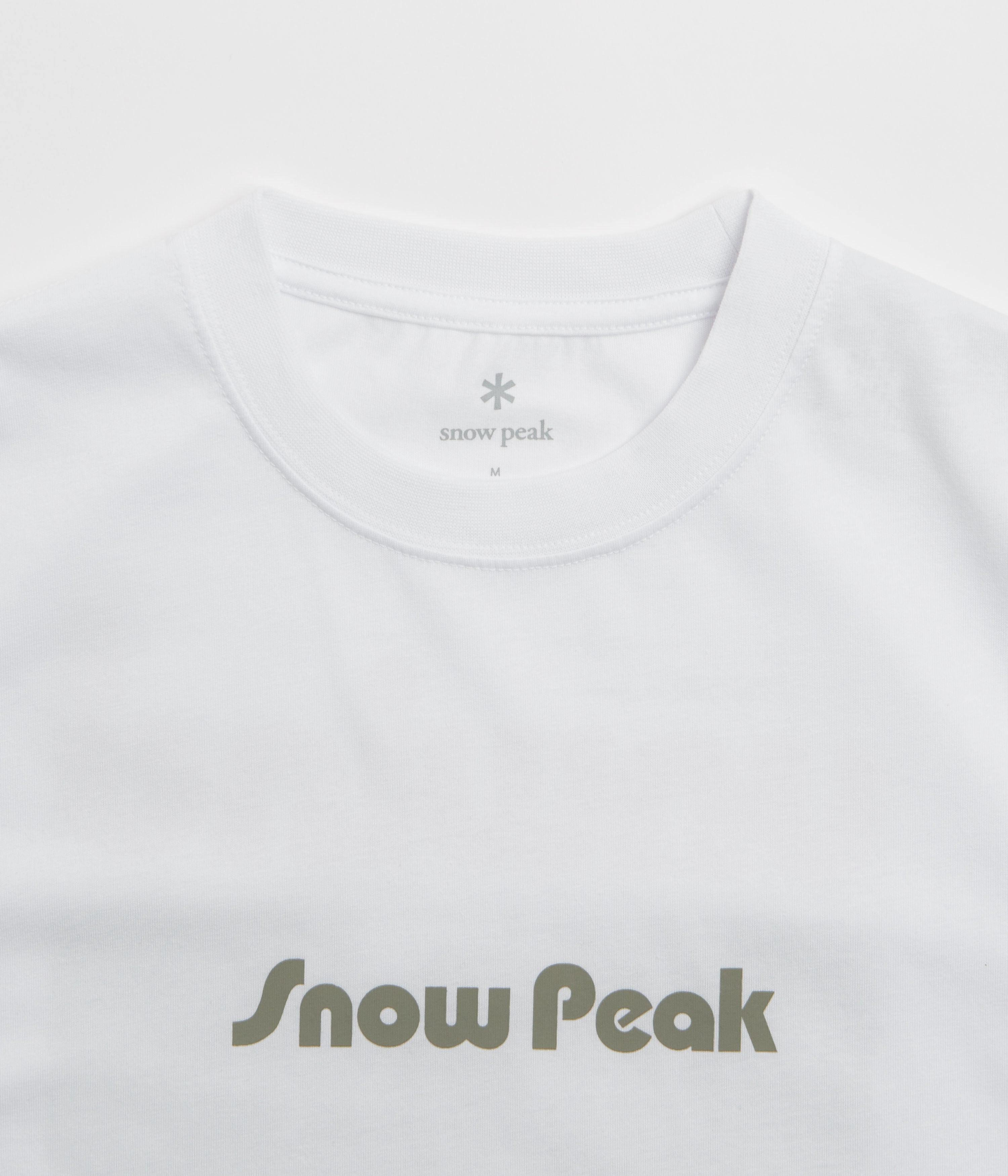 Snow Peak Unwind T-Shirt - White Layered Sleeve