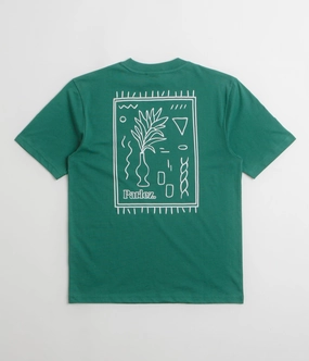 Parlez Almitas T-Shirt - Pacific Green brandable Textured Surface