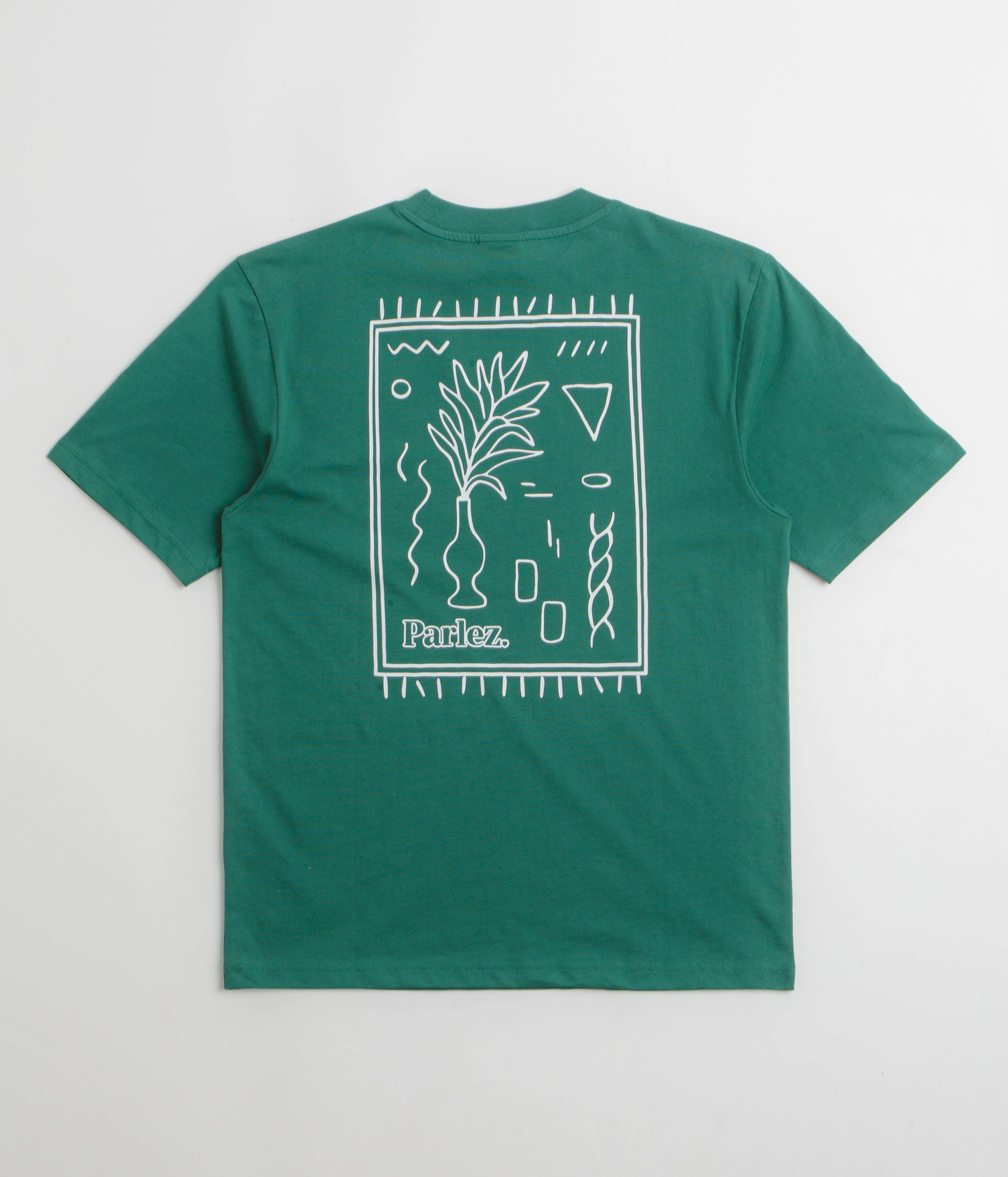 Parlez Almitas T-Shirt - Pacific Green brandable Textured Surface
