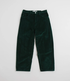 Polar Big Boy Cord Pants - Dark Emerald Modern Relaxed Warm design