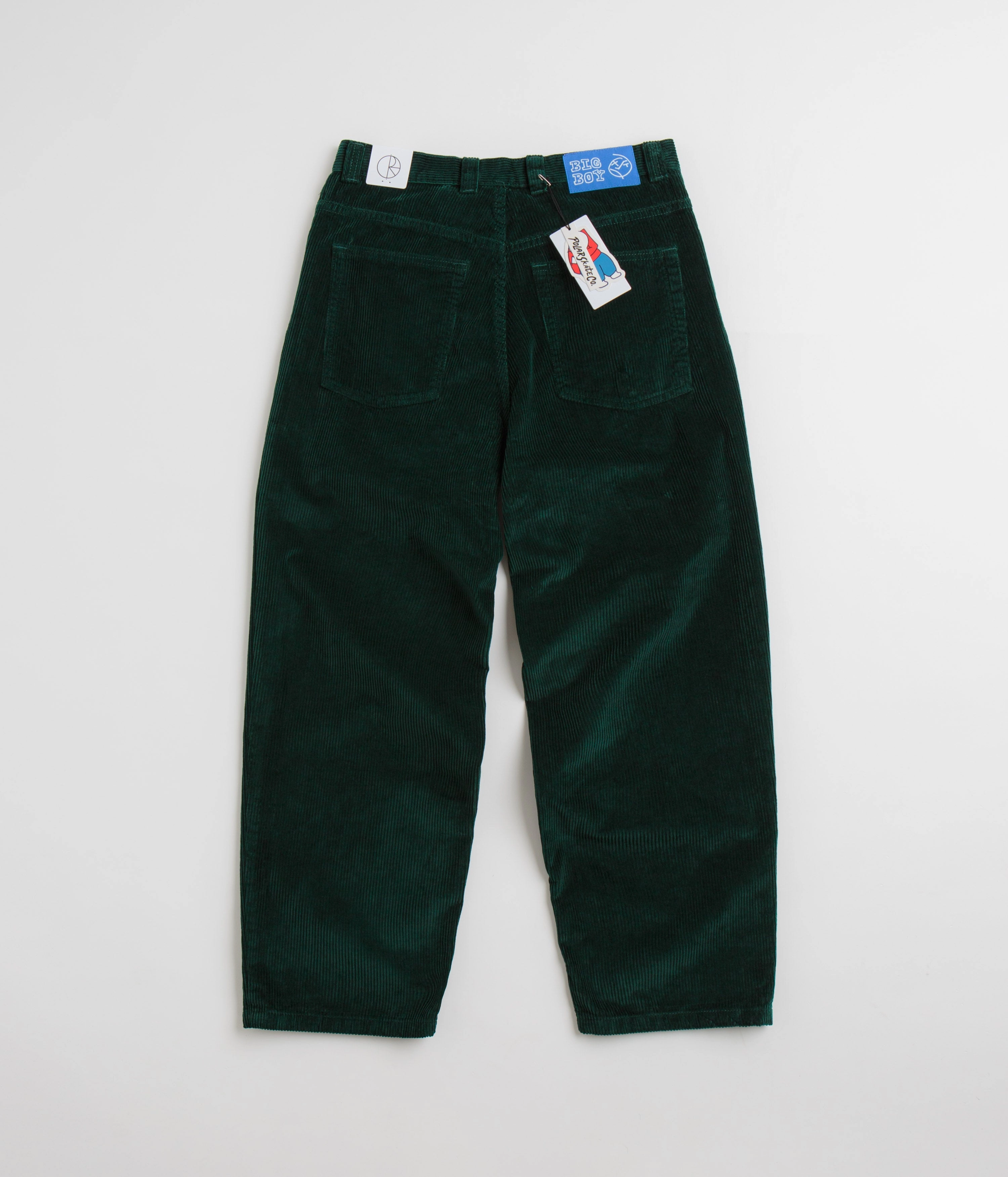 Polar Big Boy Cord Pants - Dark Emerald Compression Support Lining Plus-size option