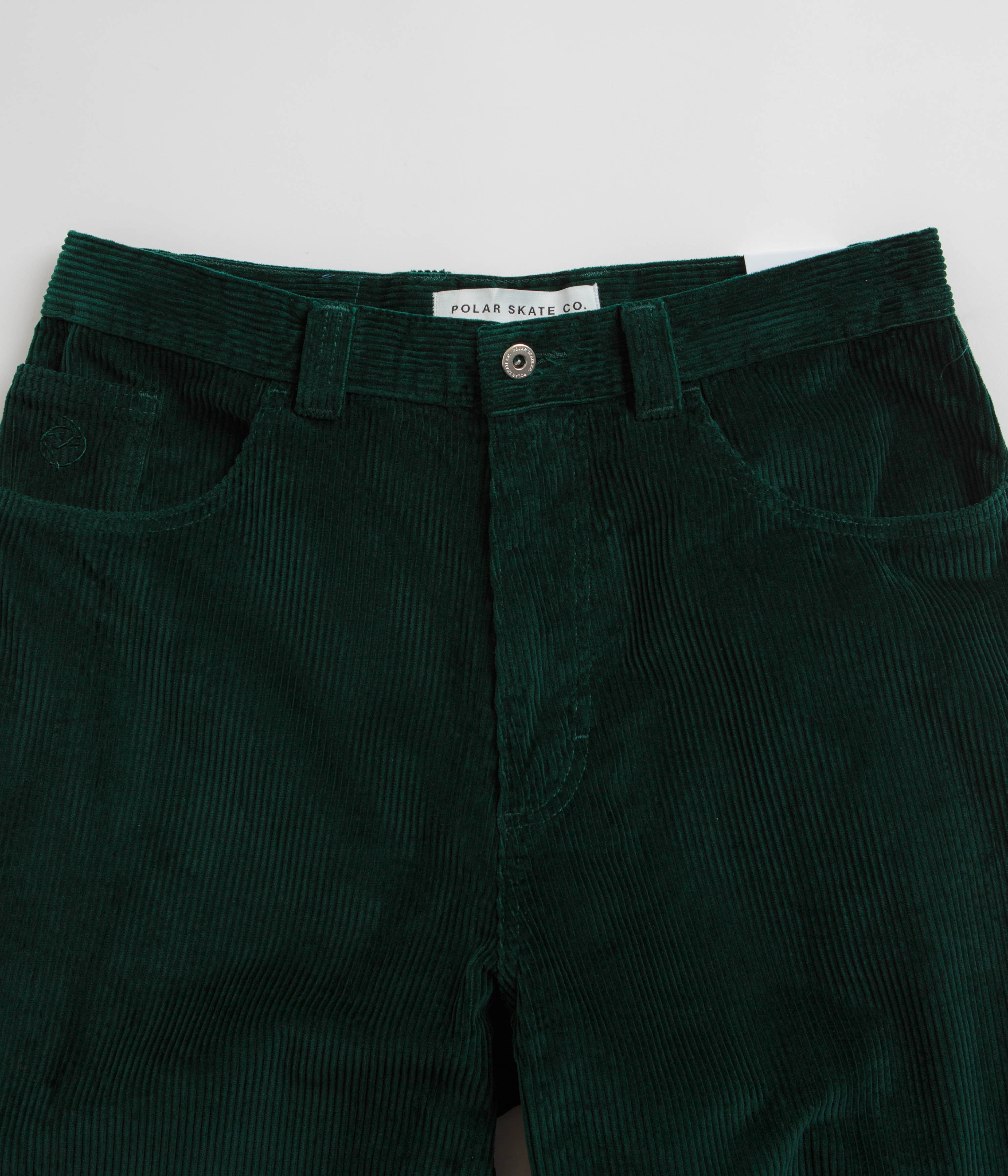 Polar Big Boy Cord Pants - Dark Emerald Work Friendly