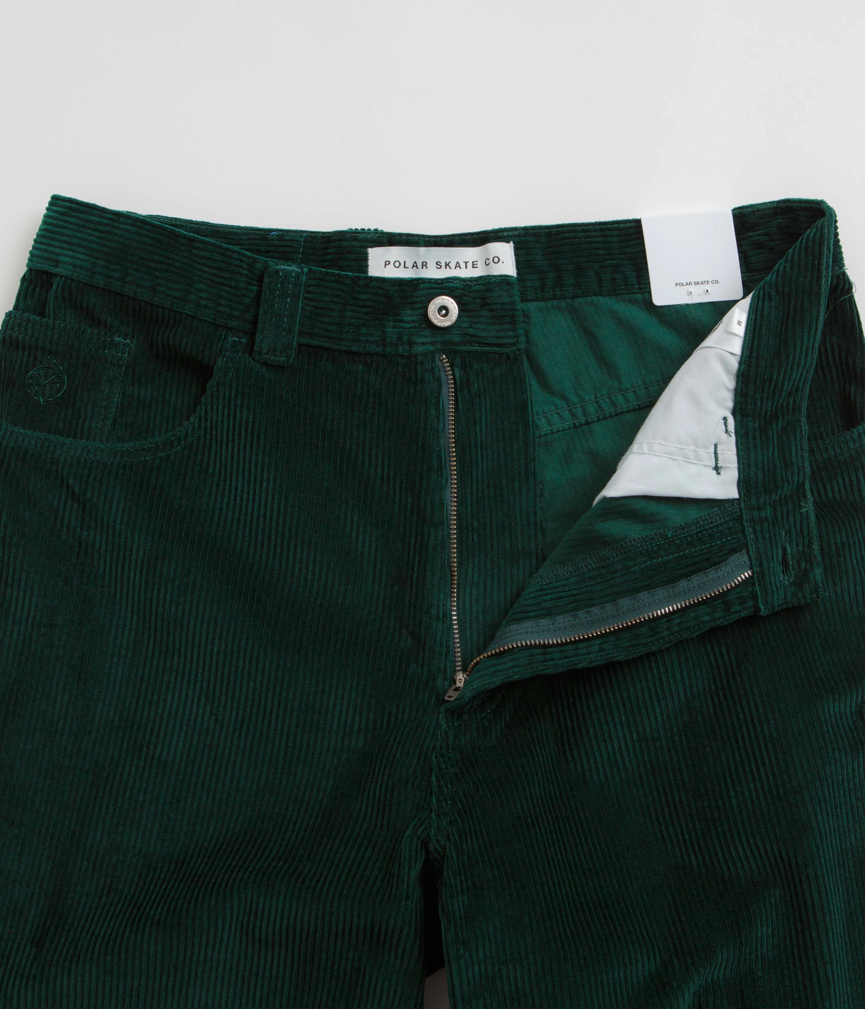 Polar Big Boy Cord Pants - Dark Emerald Relax Fit Wear