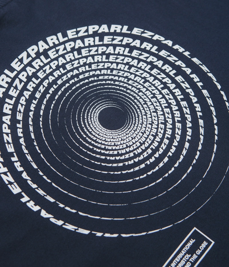 Parlez Luna Oversized T-Shirt - Midnight Stretchable Weave Vibrant Prints