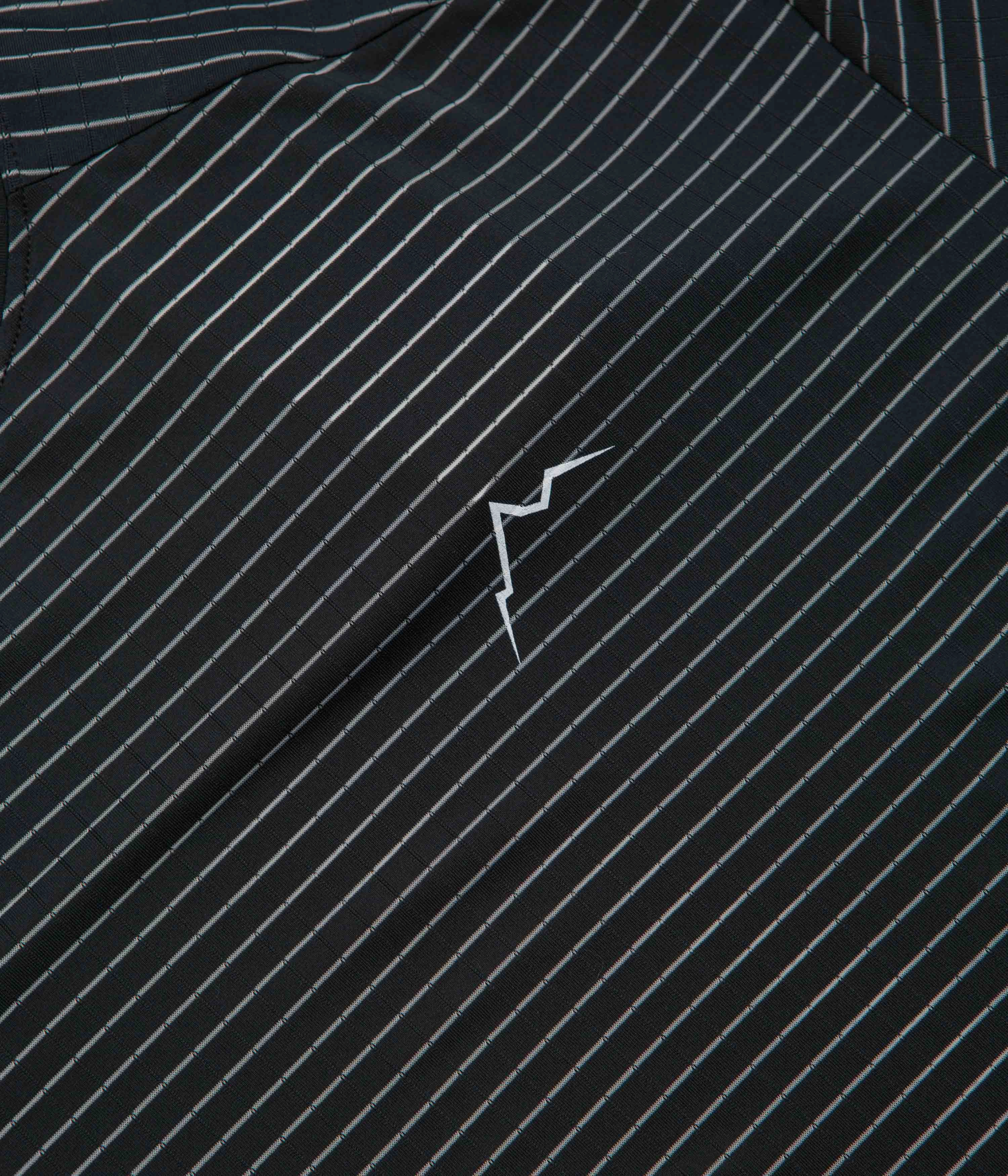 Antibacterial Treatment Cayl Stripe Logo T-Shirt - Black